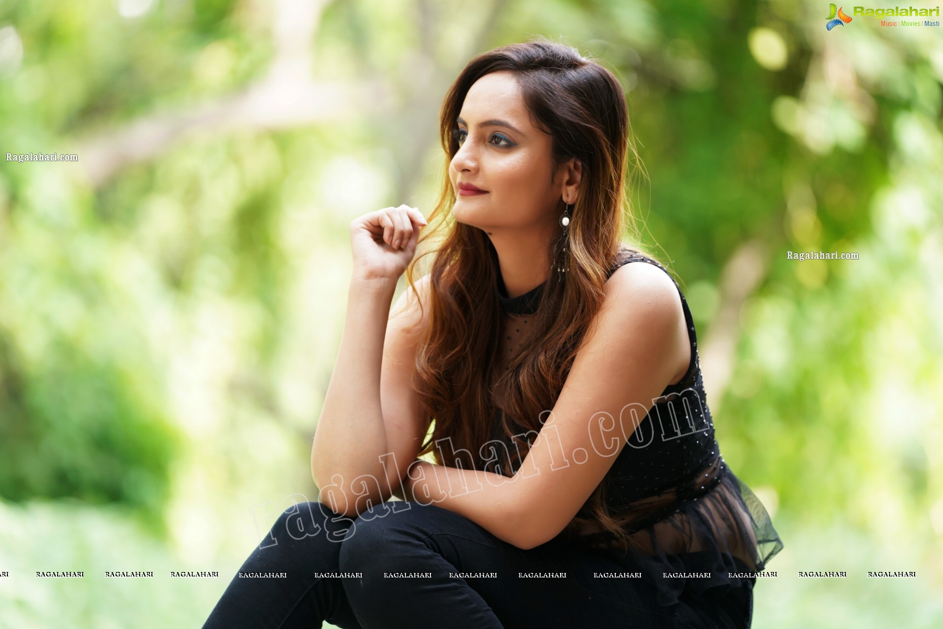 Dhriti Patel in All Black Outfit, Exclusive Photoshoot