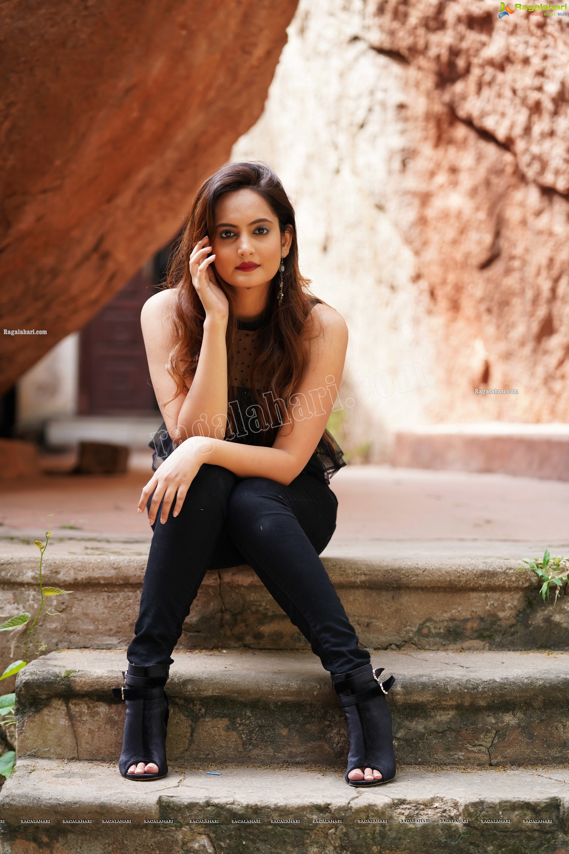 Dhriti Patel in All Black Outfit, Exclusive Photoshoot