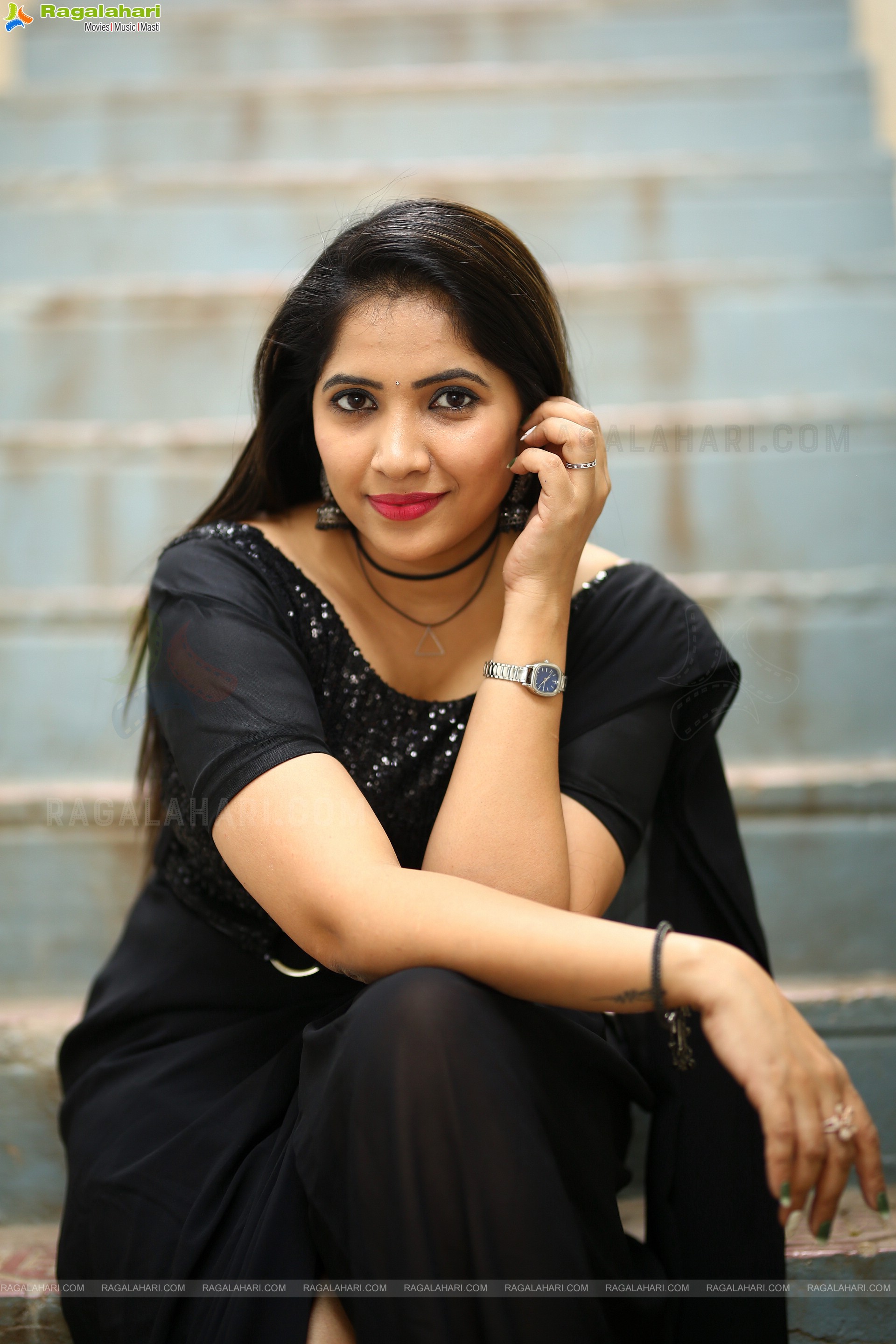 Anchor Indu at Love You Ram Movie Teaser Launch, HD Photo Gallery