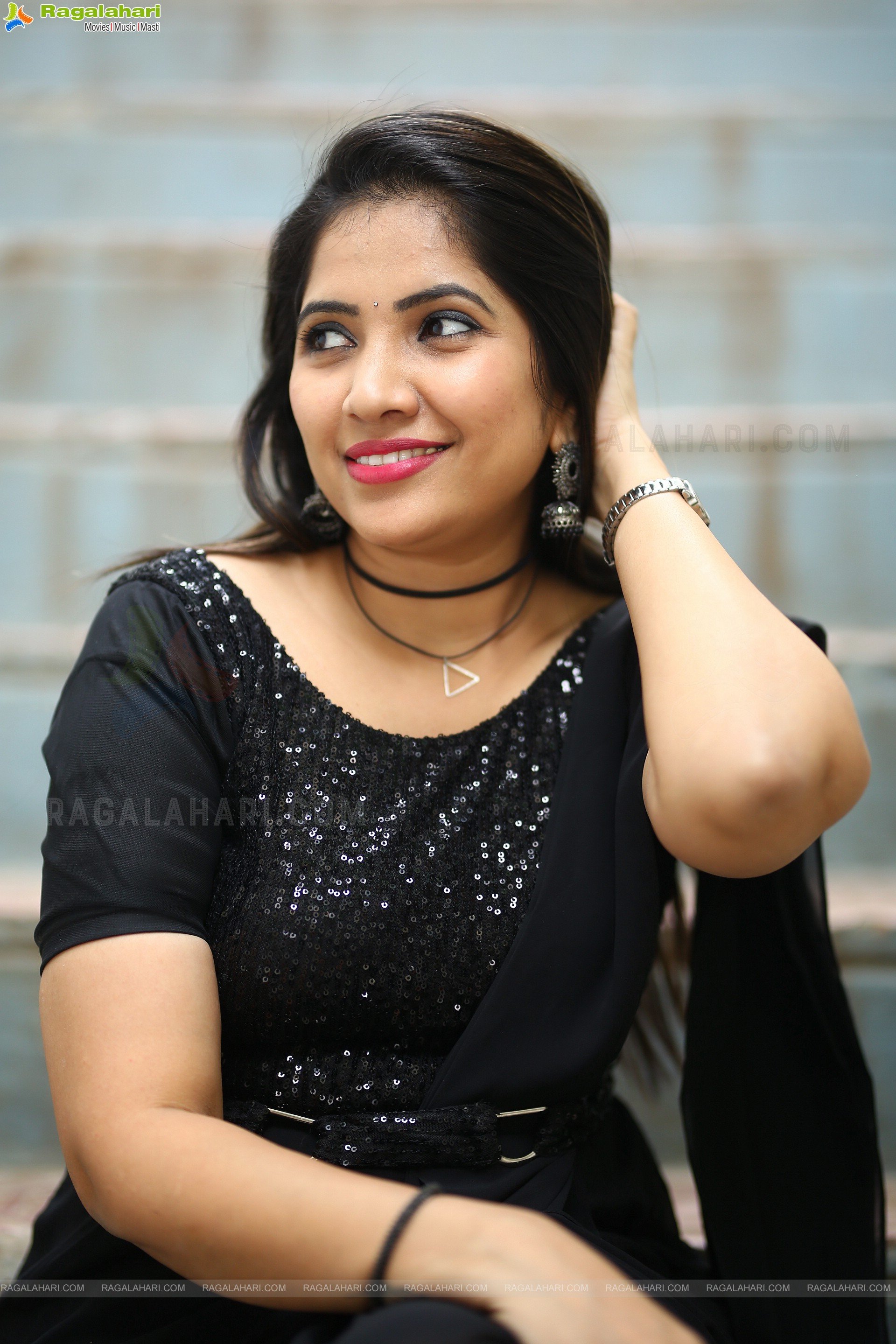 Anchor Indu at Love You Ram Movie Teaser Launch, HD Photo Gallery