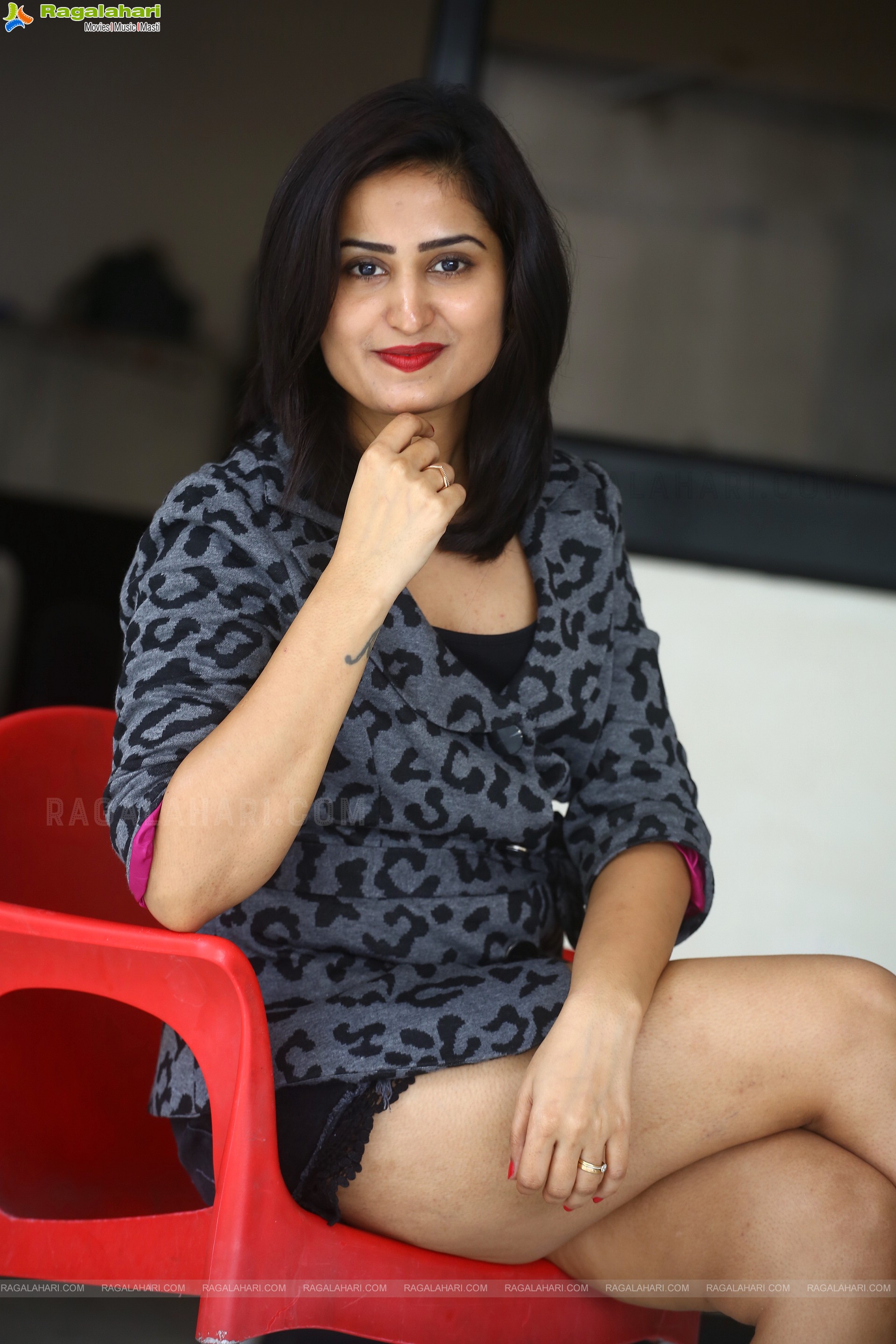 Ankitha Muler at Sasanasabha Movie Press Meet, HD Photo Gallery