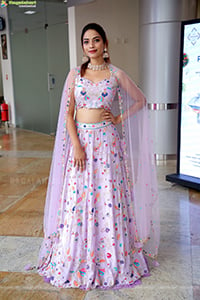 Harshini Balla In Pink Designer Lehenga