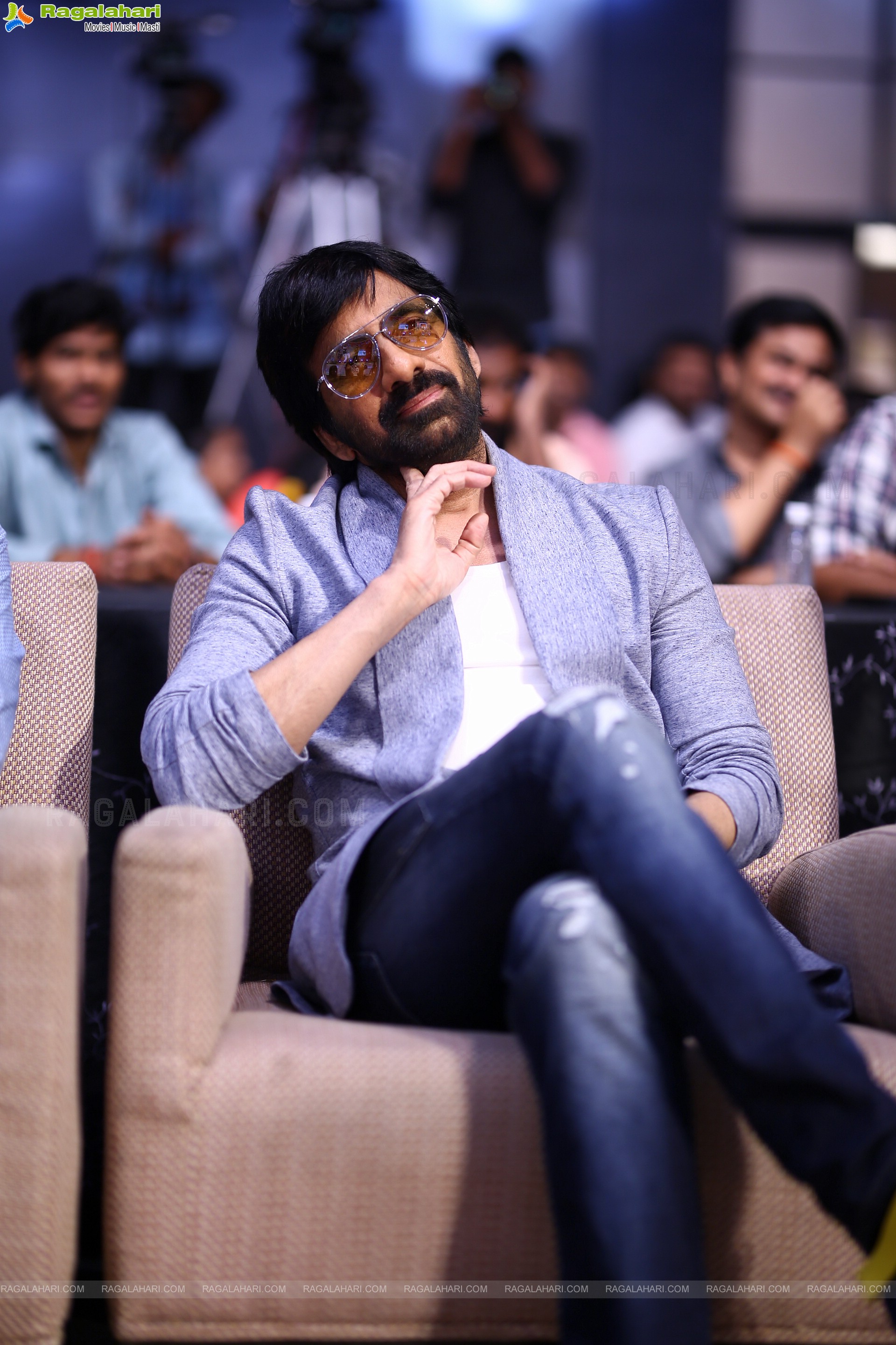 Ravi Teja at Dhamaka Movie Pre-Release Event, HD Photo Gallery