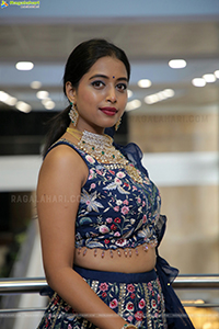 Rittika Chakraborty In Blue Lehenga