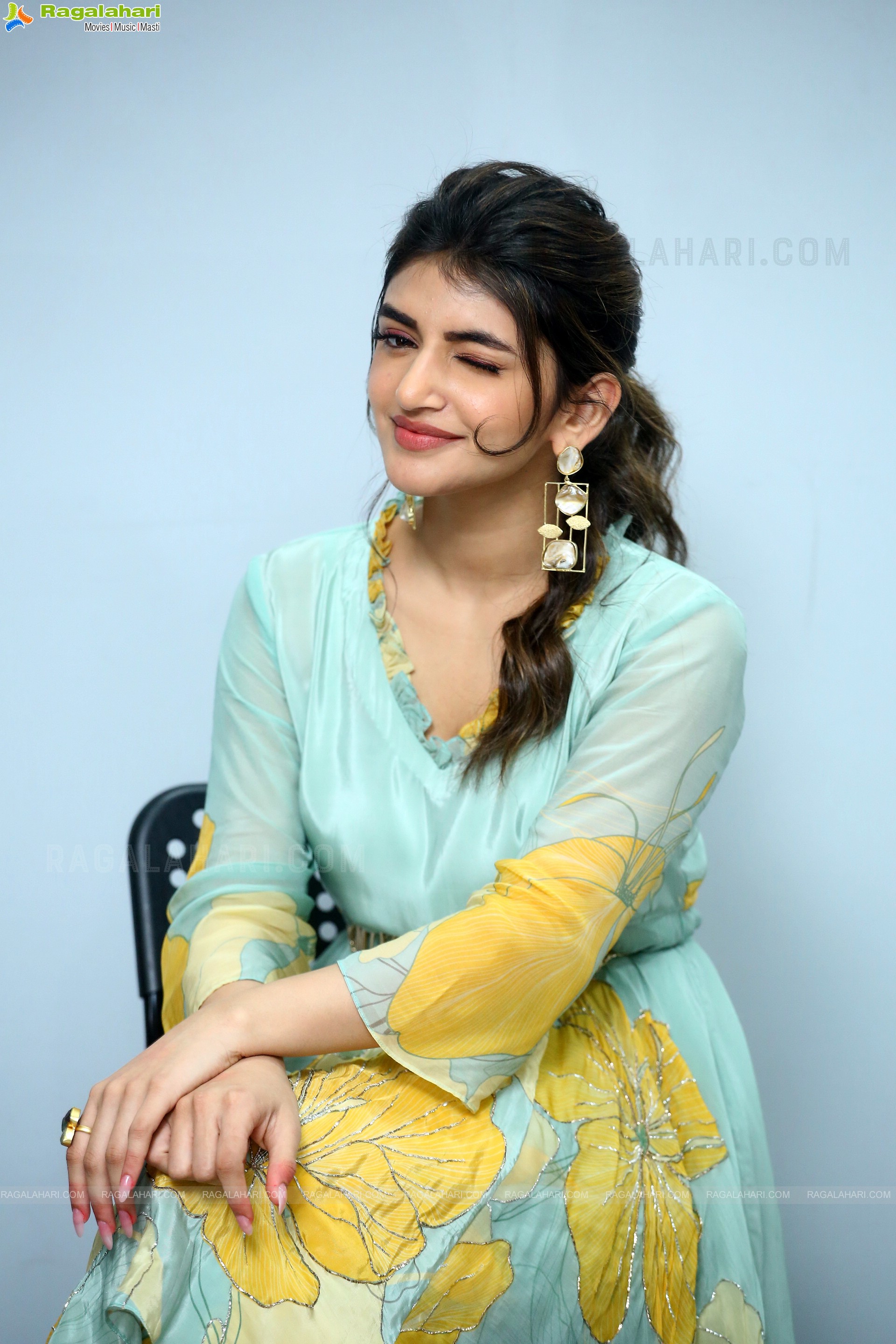 Sree Leela at Dhamaka Movie Interview, HD Photo Gallery