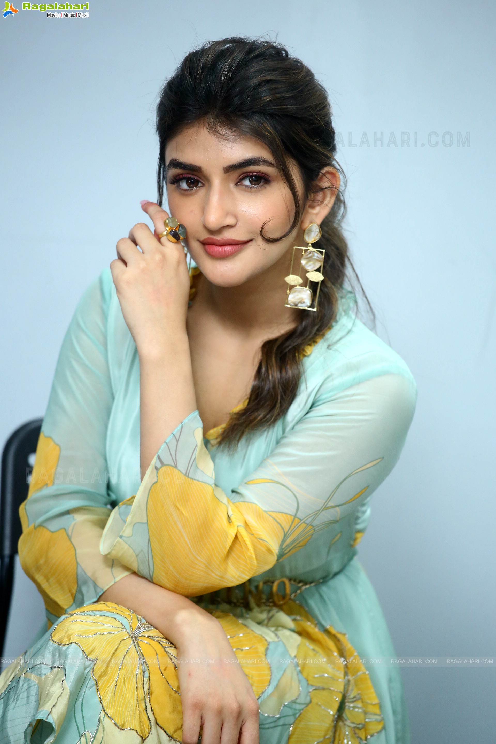 Sree Leela at Dhamaka Movie Interview, HD Photo Gallery