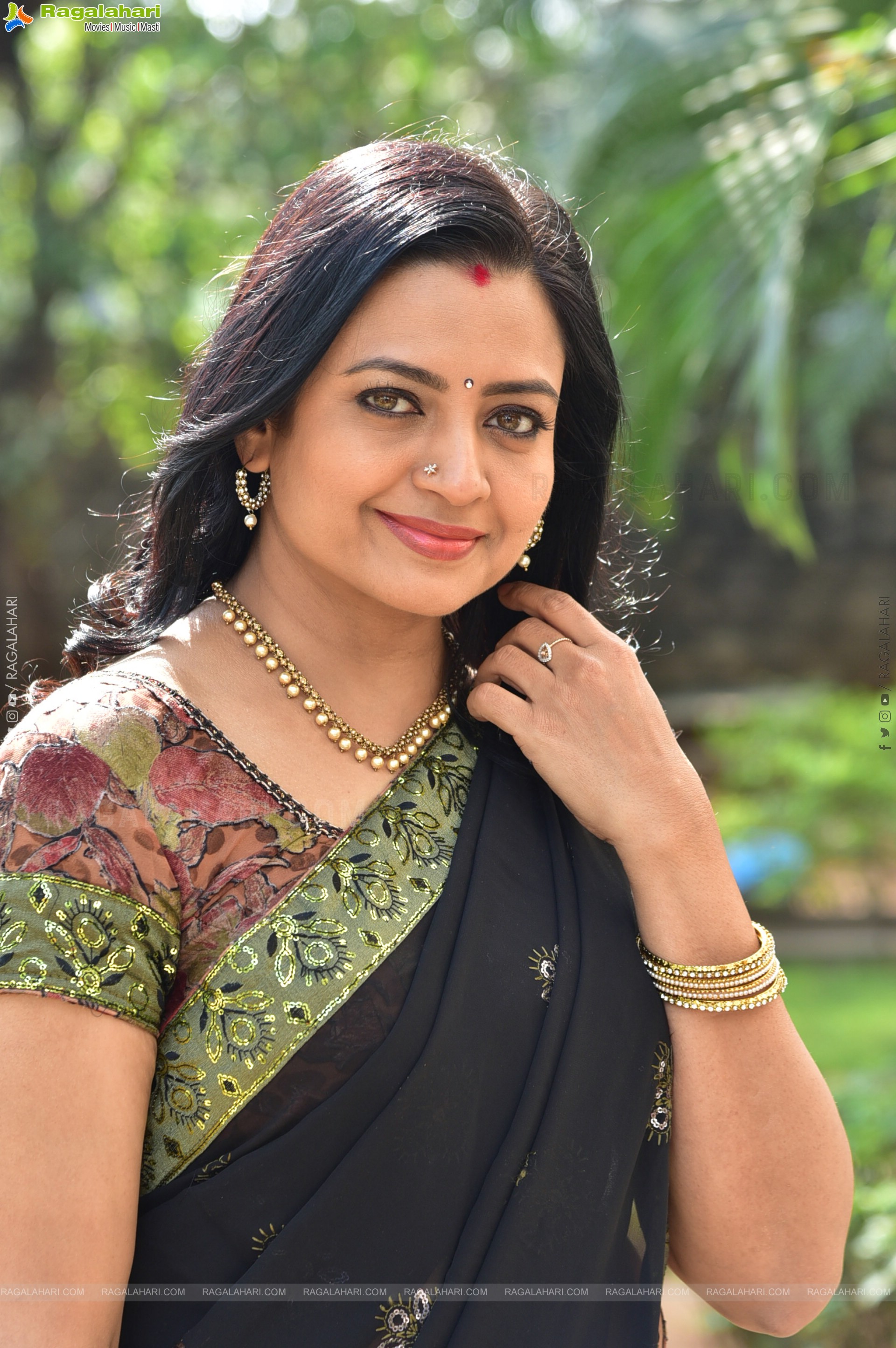 Indraja stills at Bootcut Balaraju Teaser Launch, HD Gallery