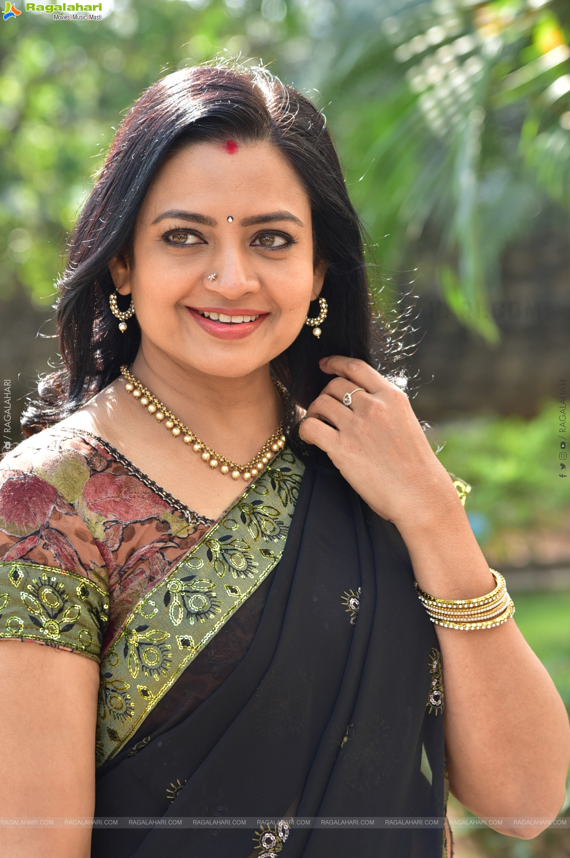 Indraja stills at Bootcut Balaraju Teaser Launch, HD Gallery