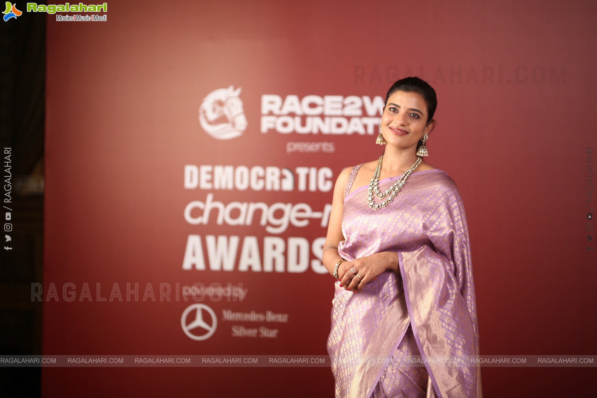 Aishwarya Rajesh at Democratic Sangha Change-Maker Awards, HD Gallery