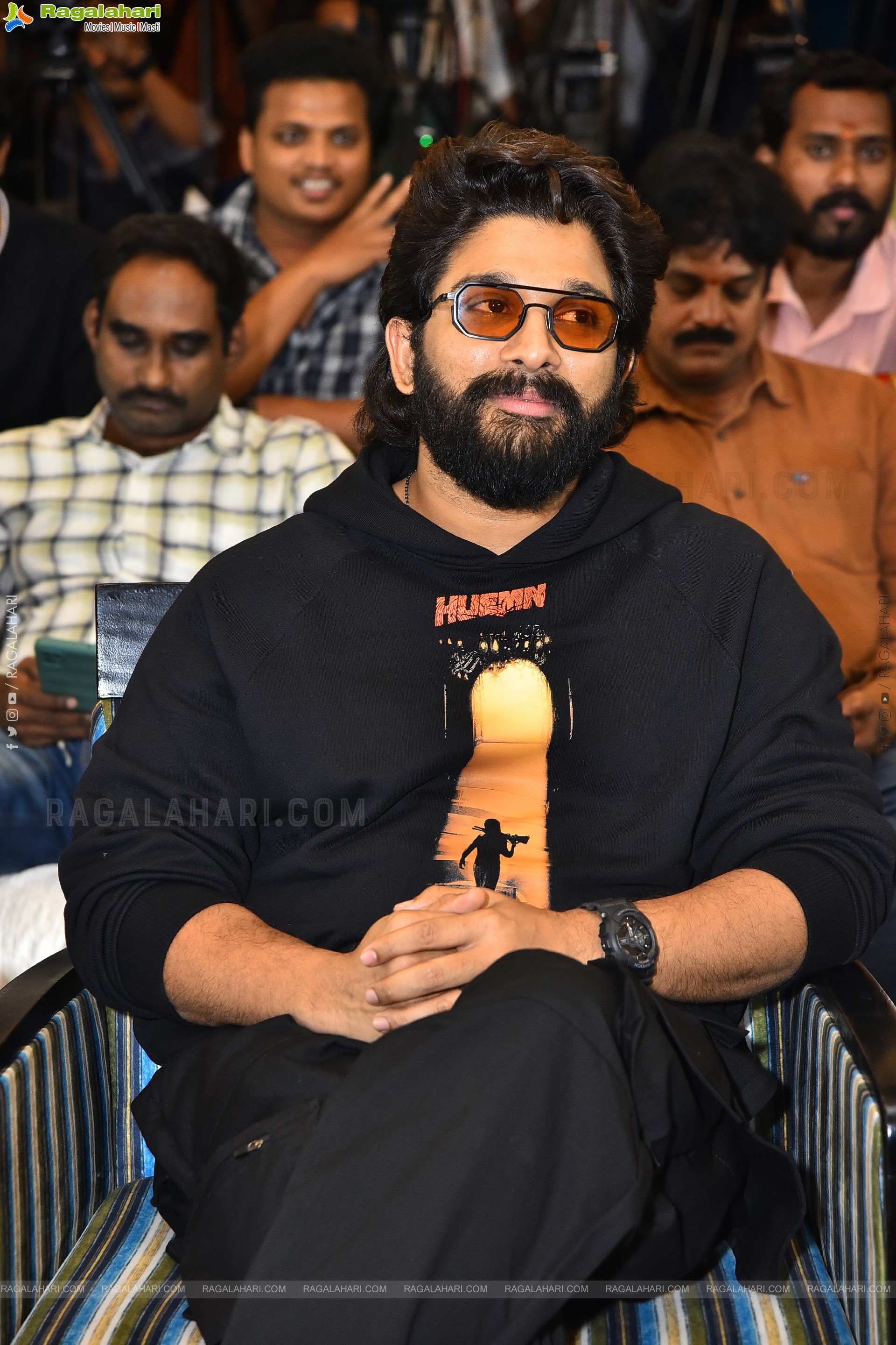 Allu Arjun at Pushpa 2 Movie Success Meet, HD Gallery