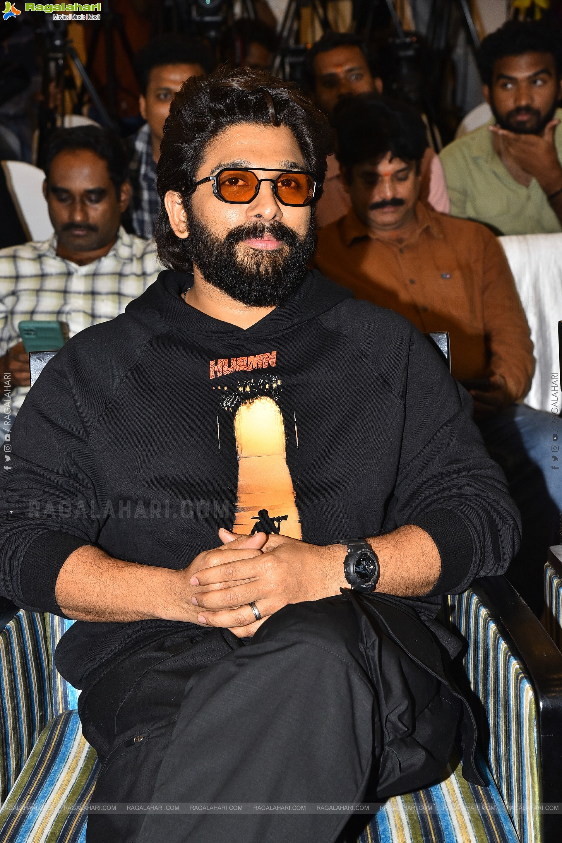 Allu Arjun at Pushpa 2 Movie Success Meet, HD Gallery