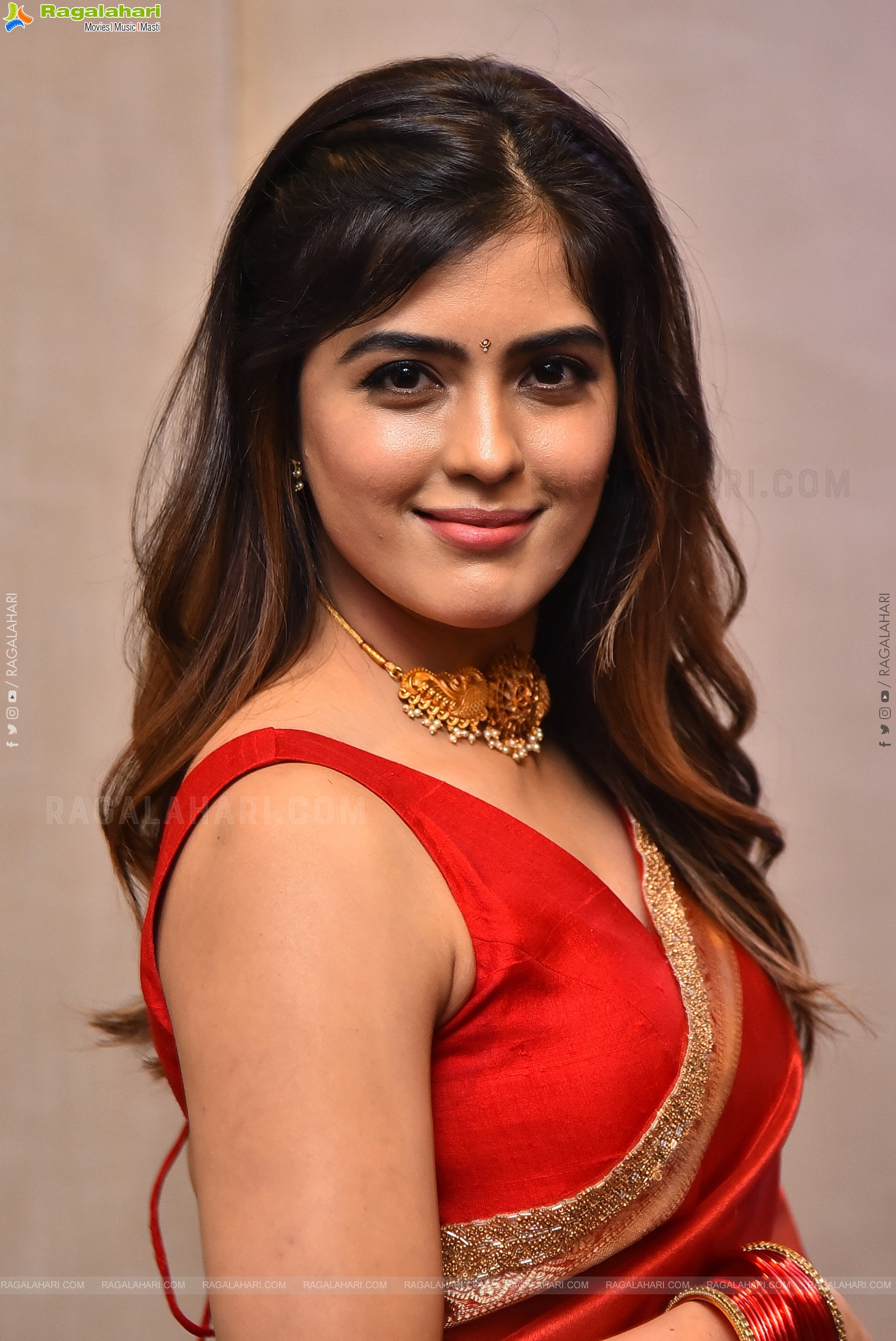 Amritha Aiyer at Bachhalamalli Pre Release Event, HD Gallery