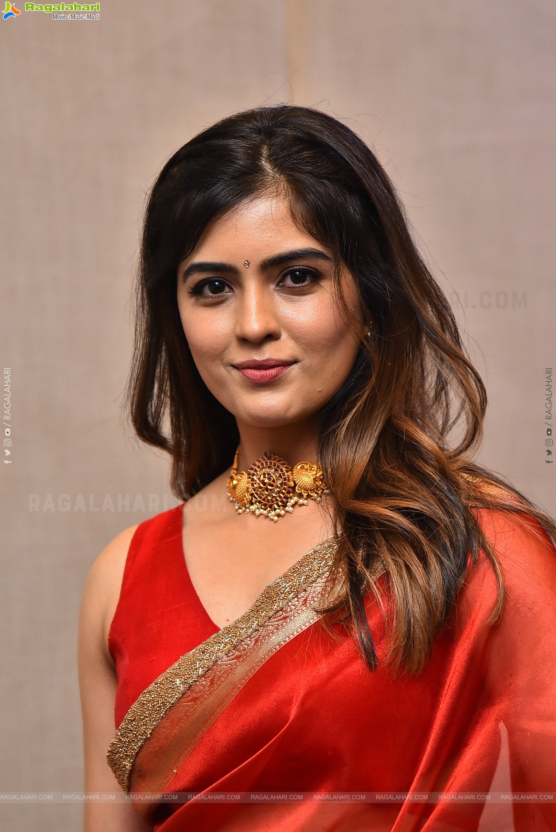 Amritha Aiyer at Bachhalamalli Pre Release Event, HD Gallery