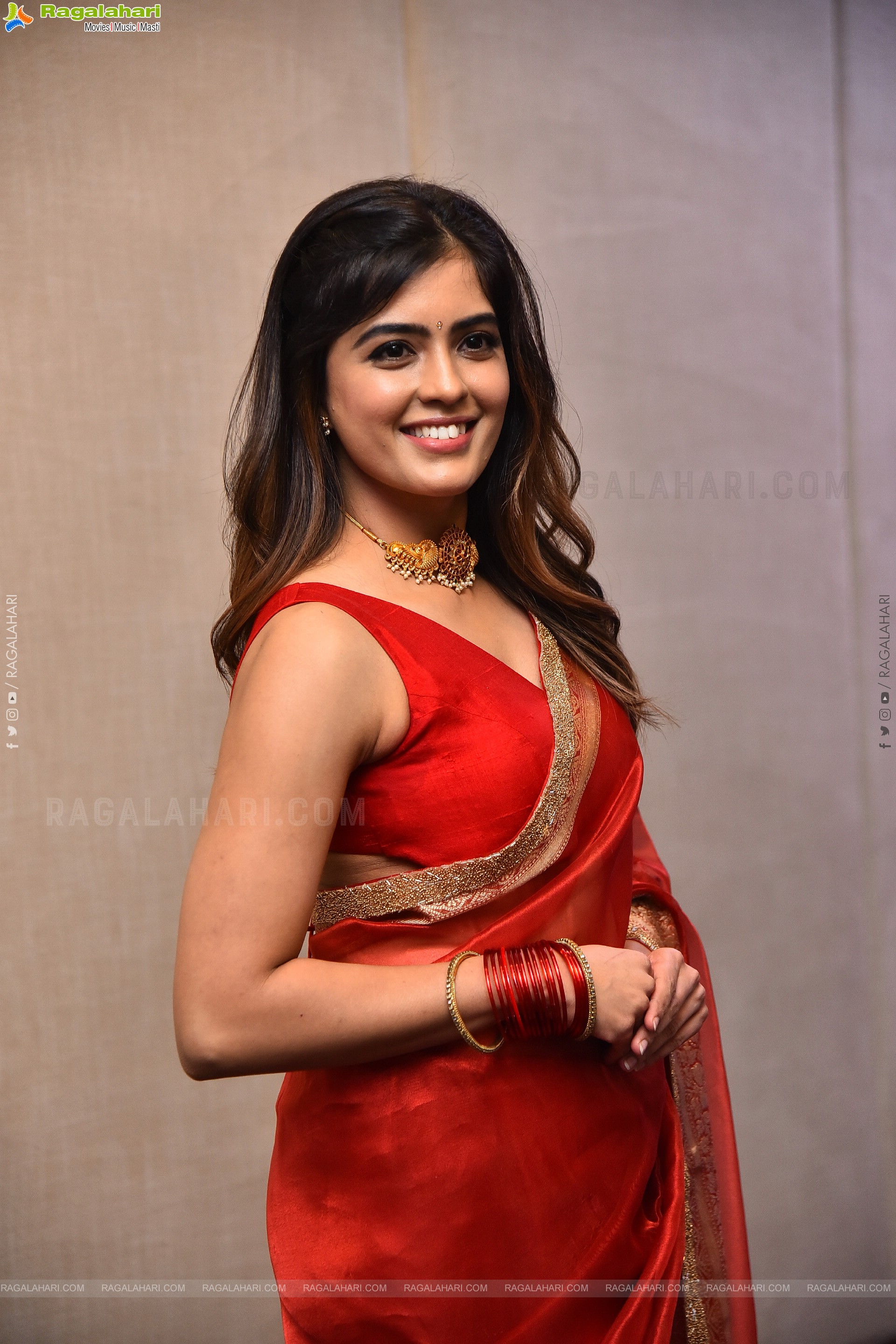 Amritha Aiyer at Bachhalamalli Pre Release Event, HD Gallery