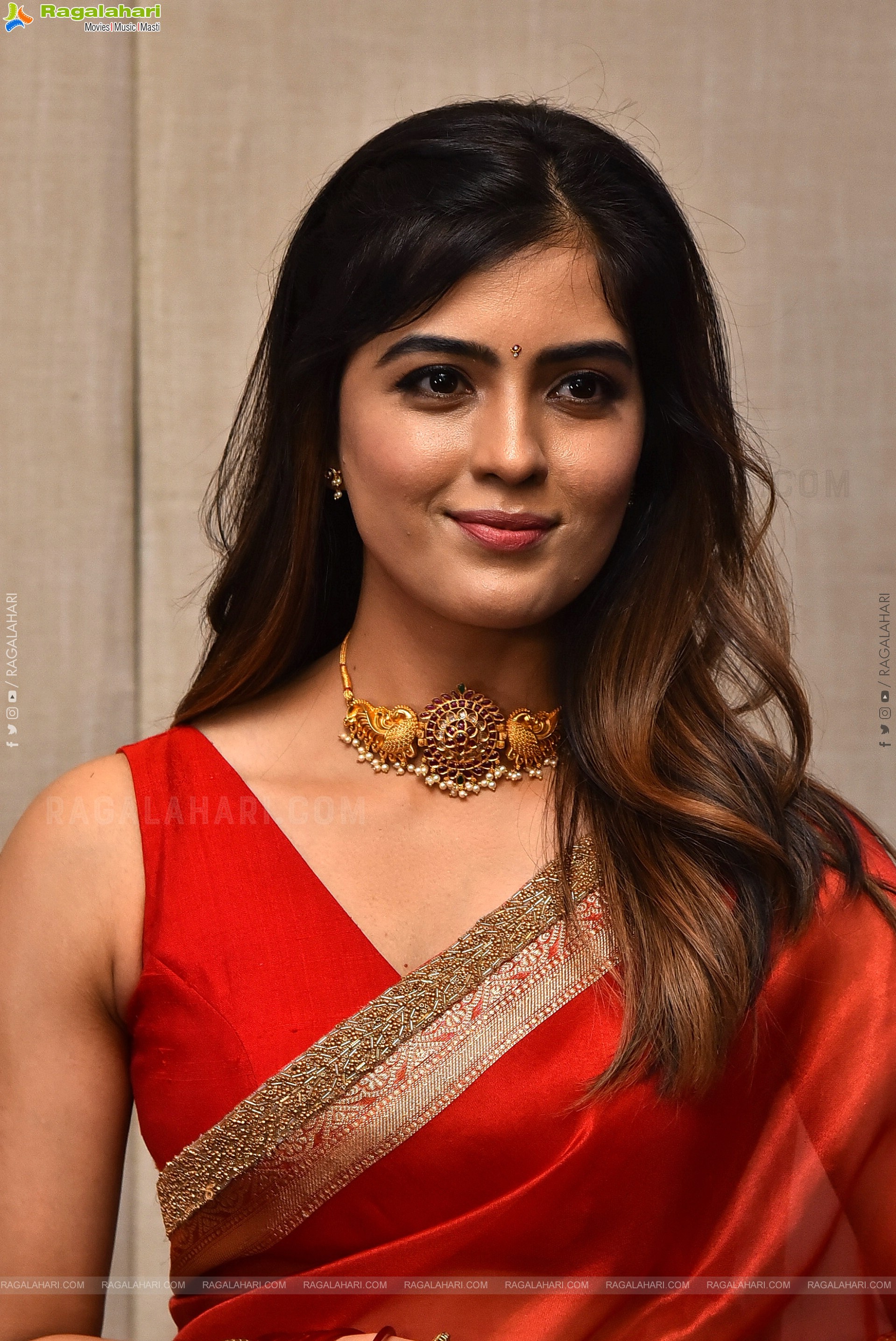 Amritha Aiyer at Bachhalamalli Pre Release Event, HD Gallery