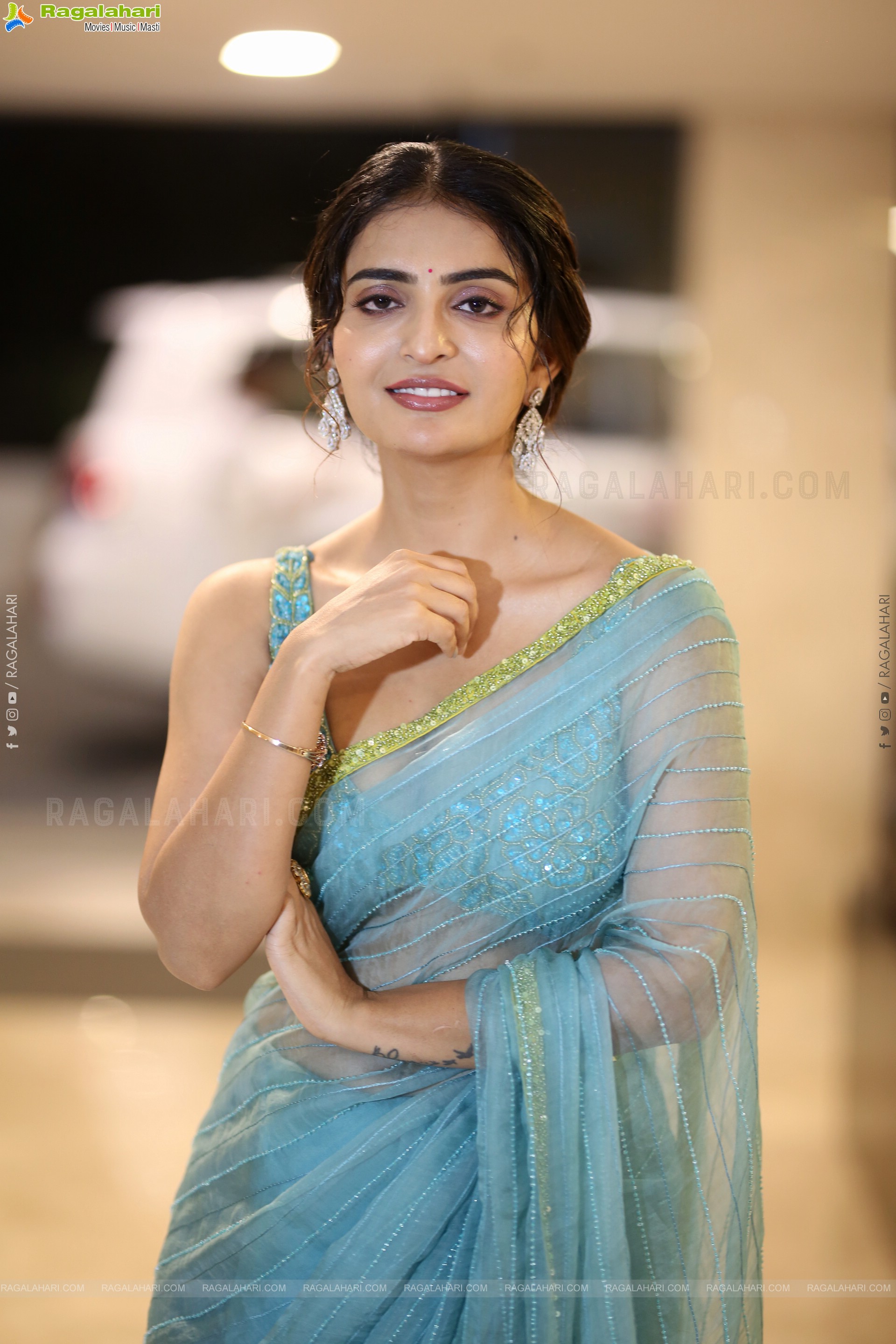 Ananya Nagalla at Sreekakulam Sherlock Holmes Pre-release Event, HD Gallery