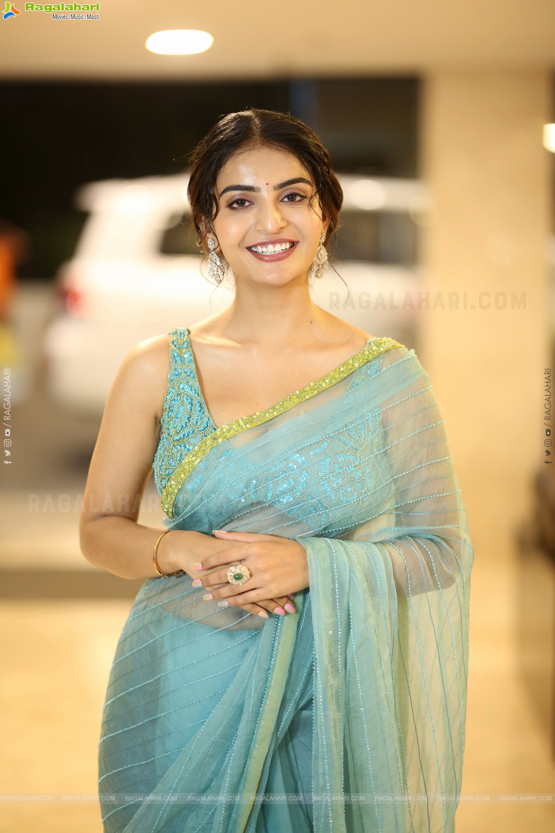 Ananya Nagalla at Sreekakulam Sherlock Holmes Pre-release Event, HD Gallery