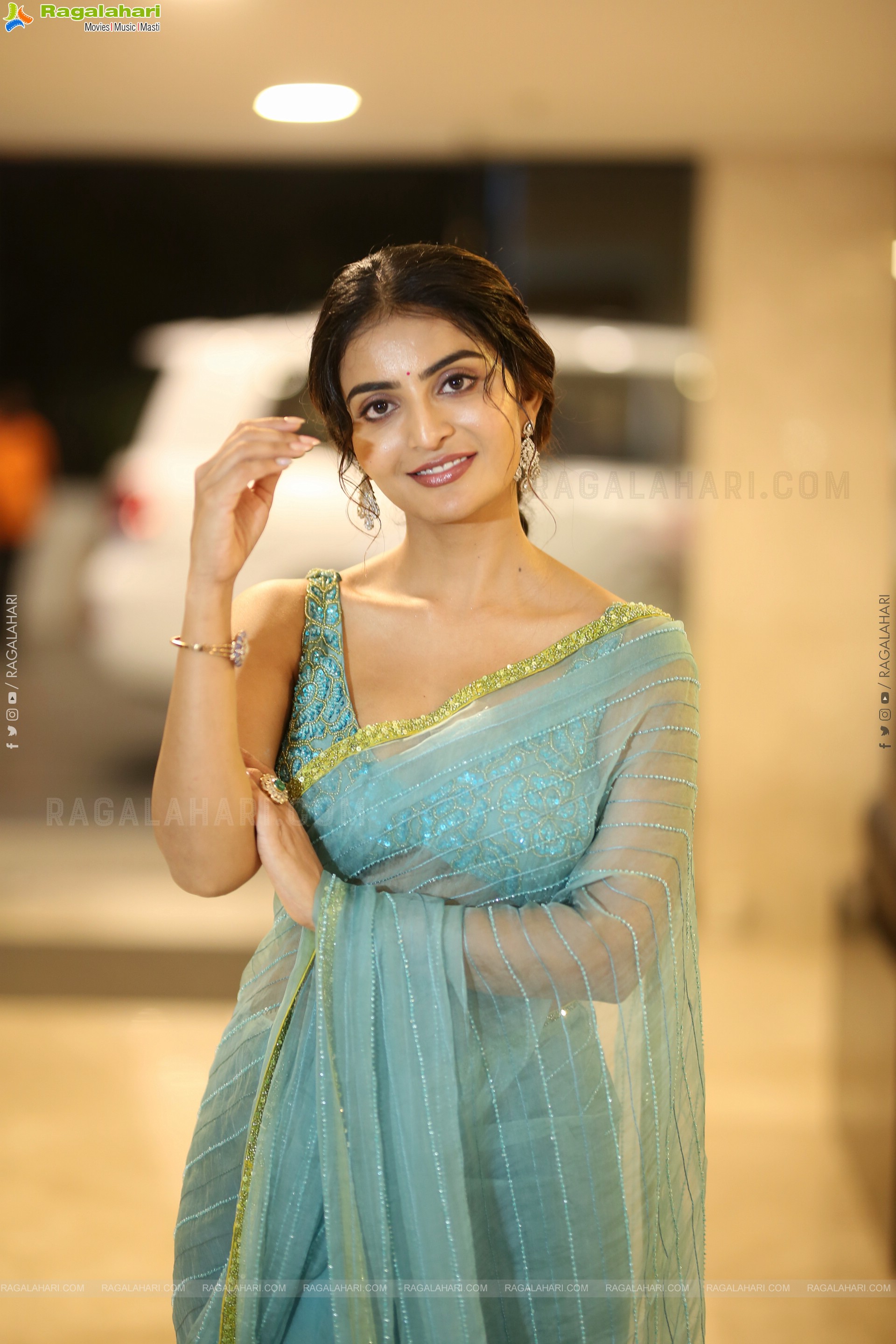 Ananya Nagalla at Sreekakulam Sherlock Holmes Pre-release Event, HD Gallery