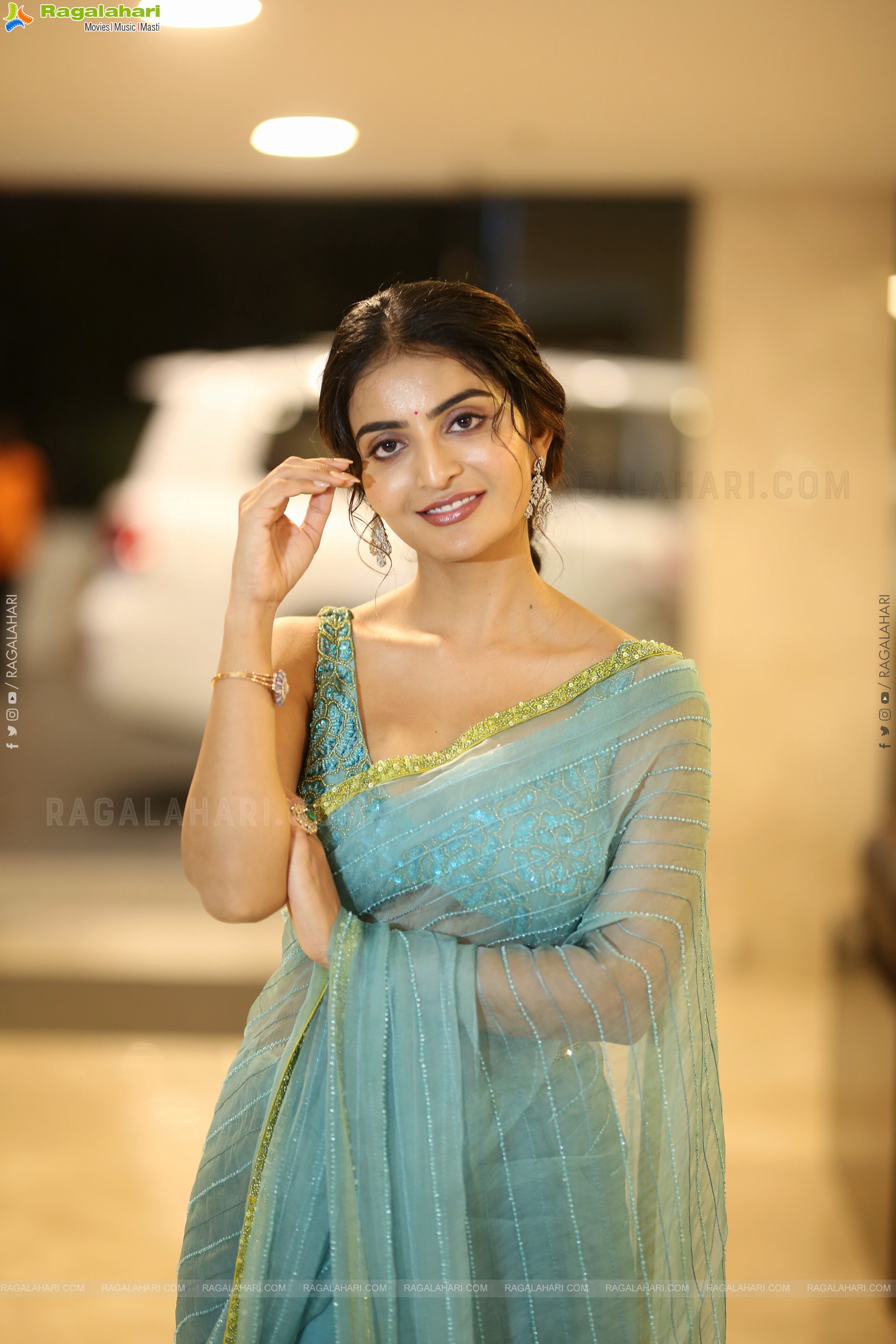 Ananya Nagalla at Sreekakulam Sherlock Holmes Pre-release Event, HD Gallery