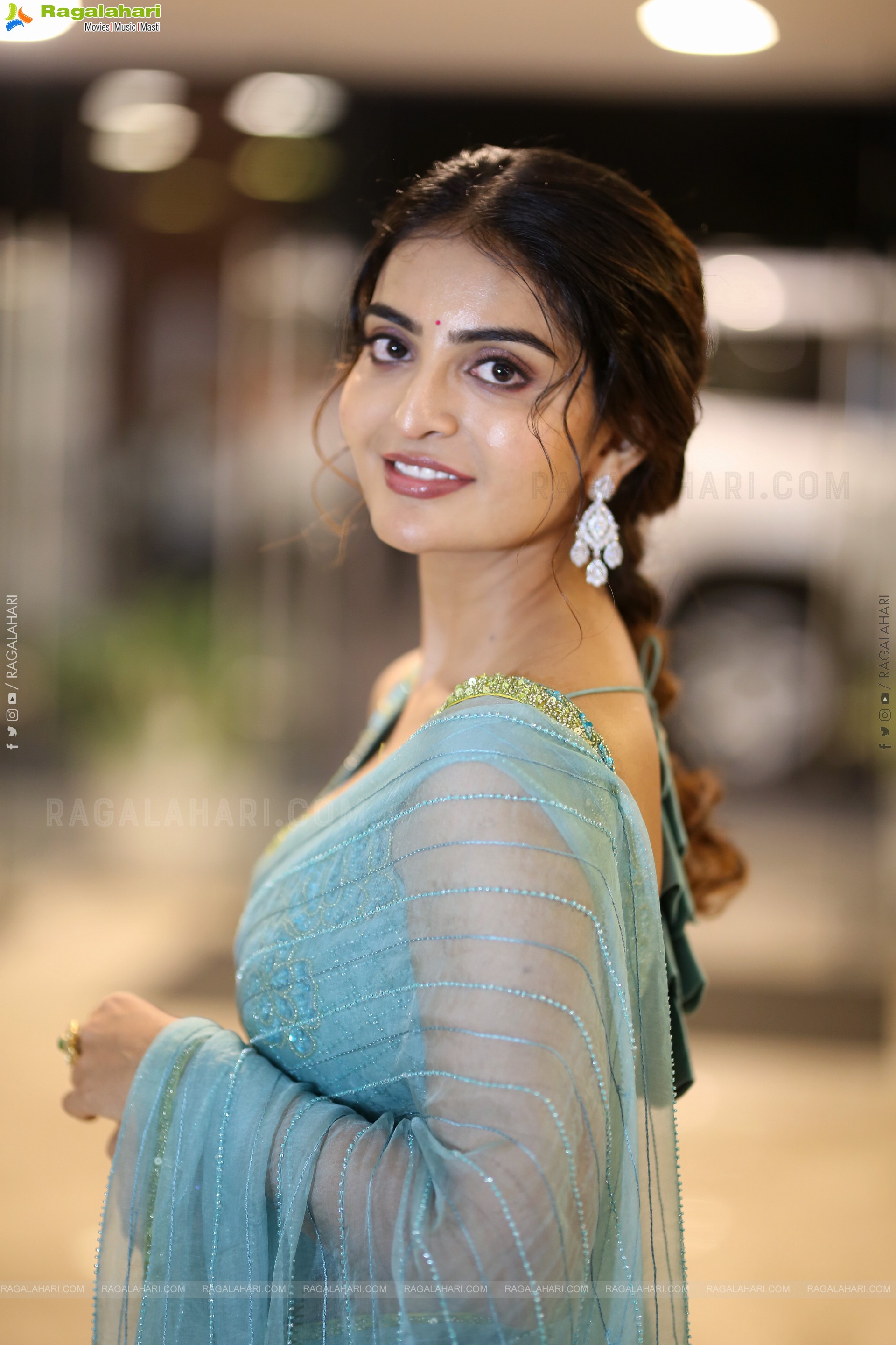 Ananya Nagalla at Sreekakulam Sherlock Holmes Pre-release Event, HD Gallery