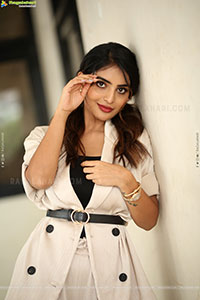 Ananya Nagalla at Sreekakulam Sherlock Holmes Success Meet