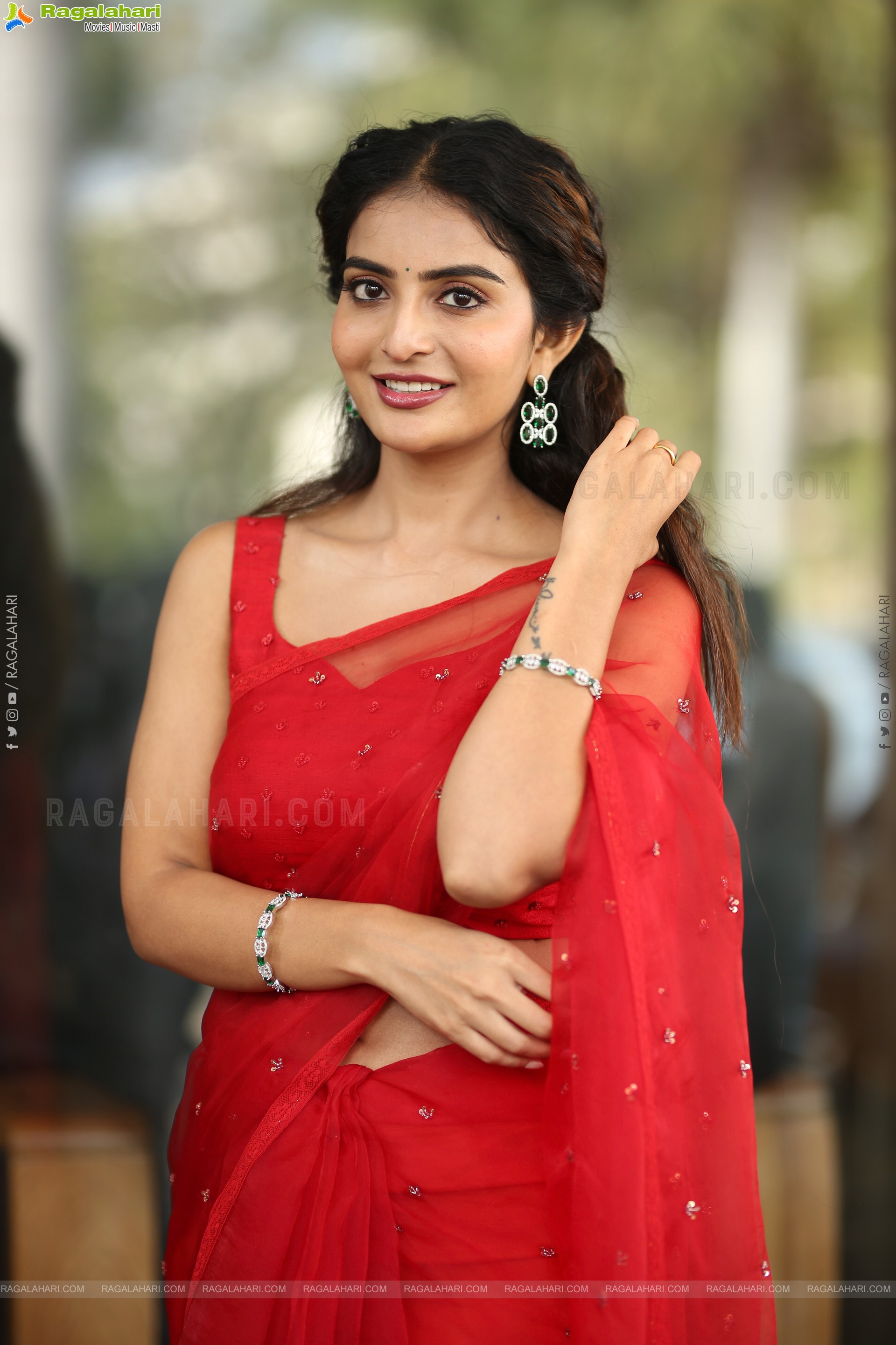 Ananya Nagalla at Sreekakulam Sherlock Holmes Trailer Launch Event, HD Gallery