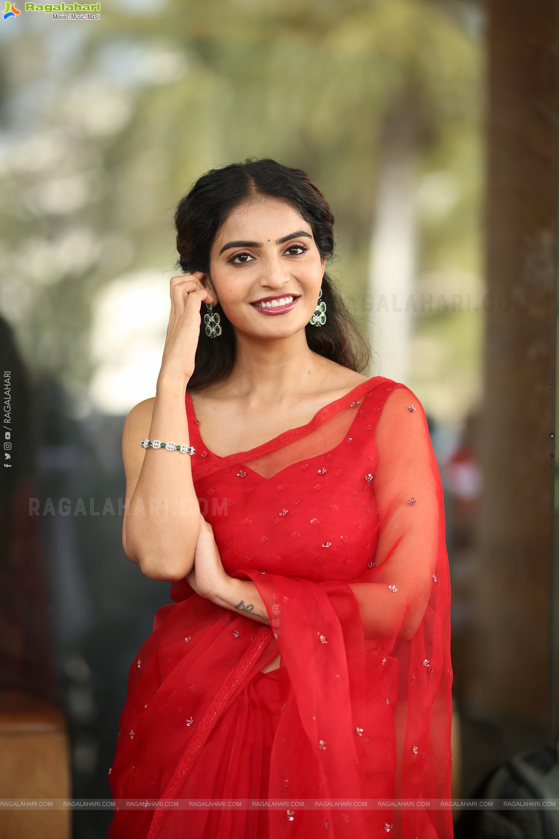 Ananya Nagalla at Sreekakulam Sherlock Holmes Trailer Launch Event, HD Gallery