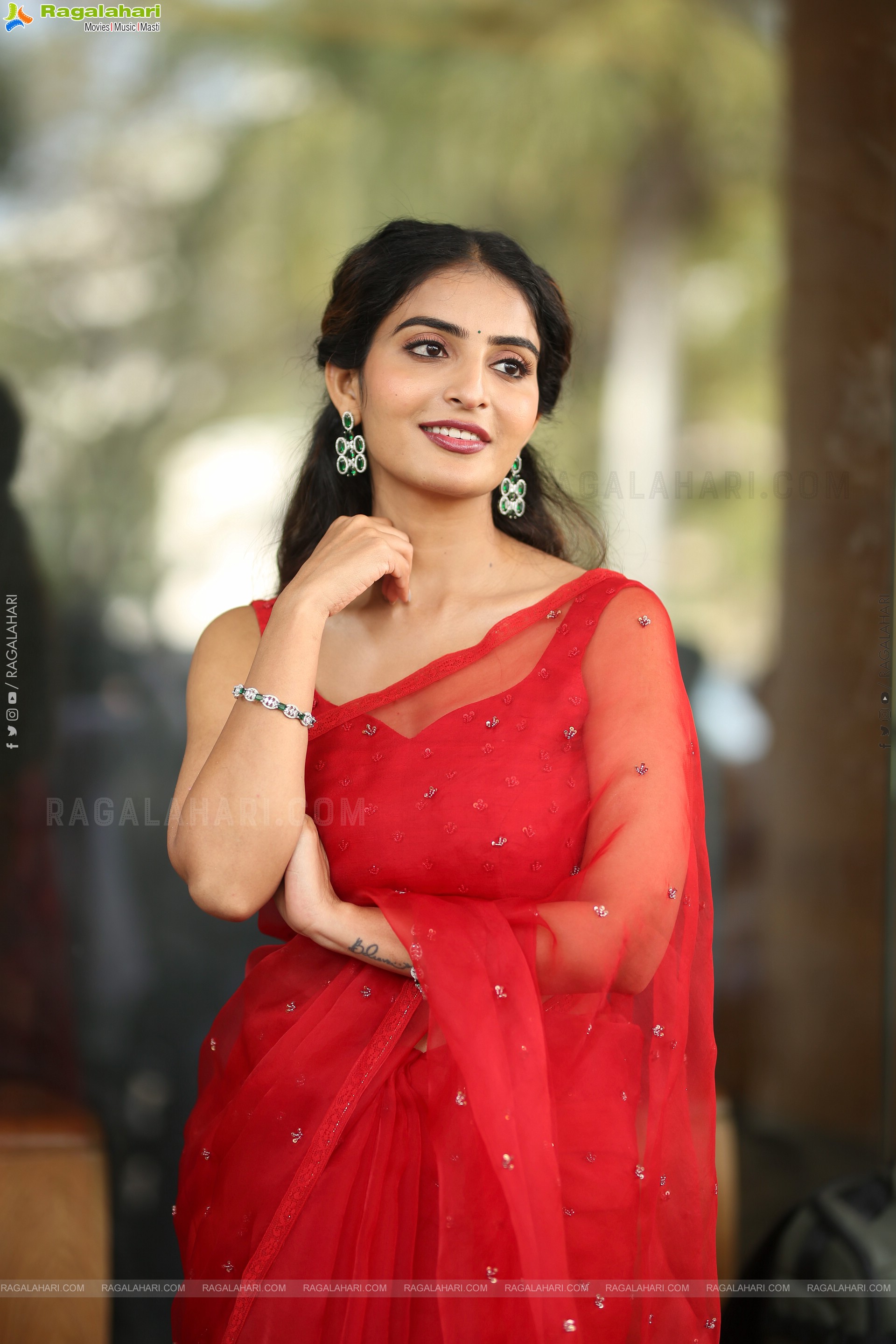 Ananya Nagalla at Sreekakulam Sherlock Holmes Trailer Launch Event, HD Gallery