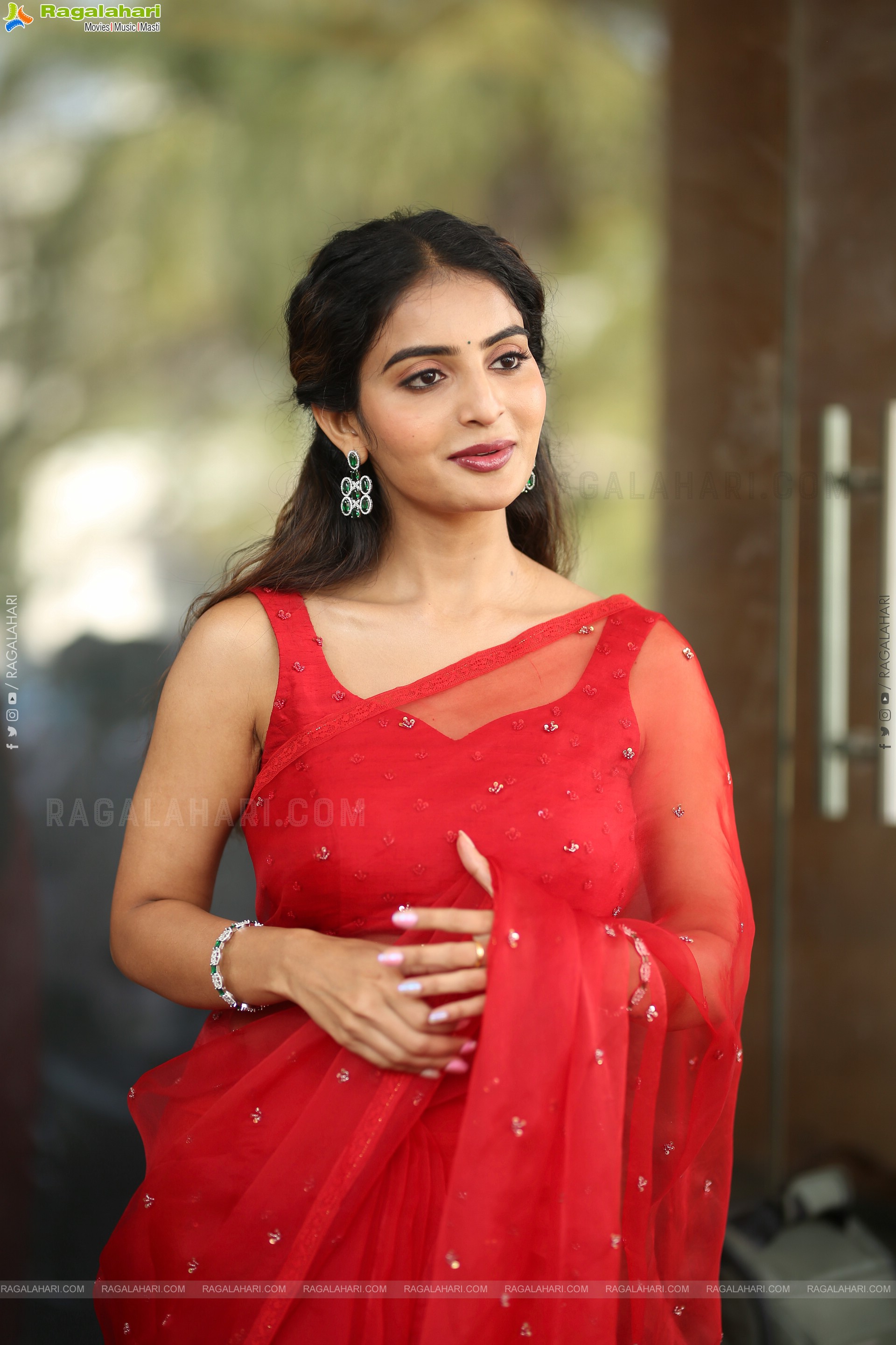 Ananya Nagalla at Sreekakulam Sherlock Holmes Trailer Launch Event, HD Gallery