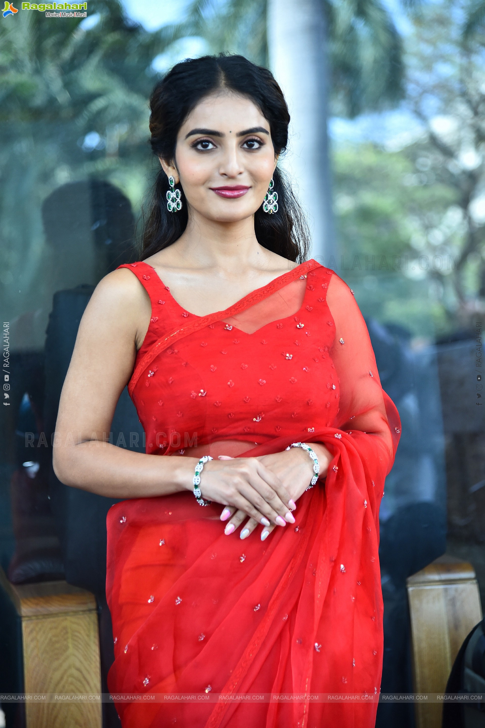 Ananya Nagalla at Sreekakulam Sherlock Holmes Trailer Launch Event, HD Gallery