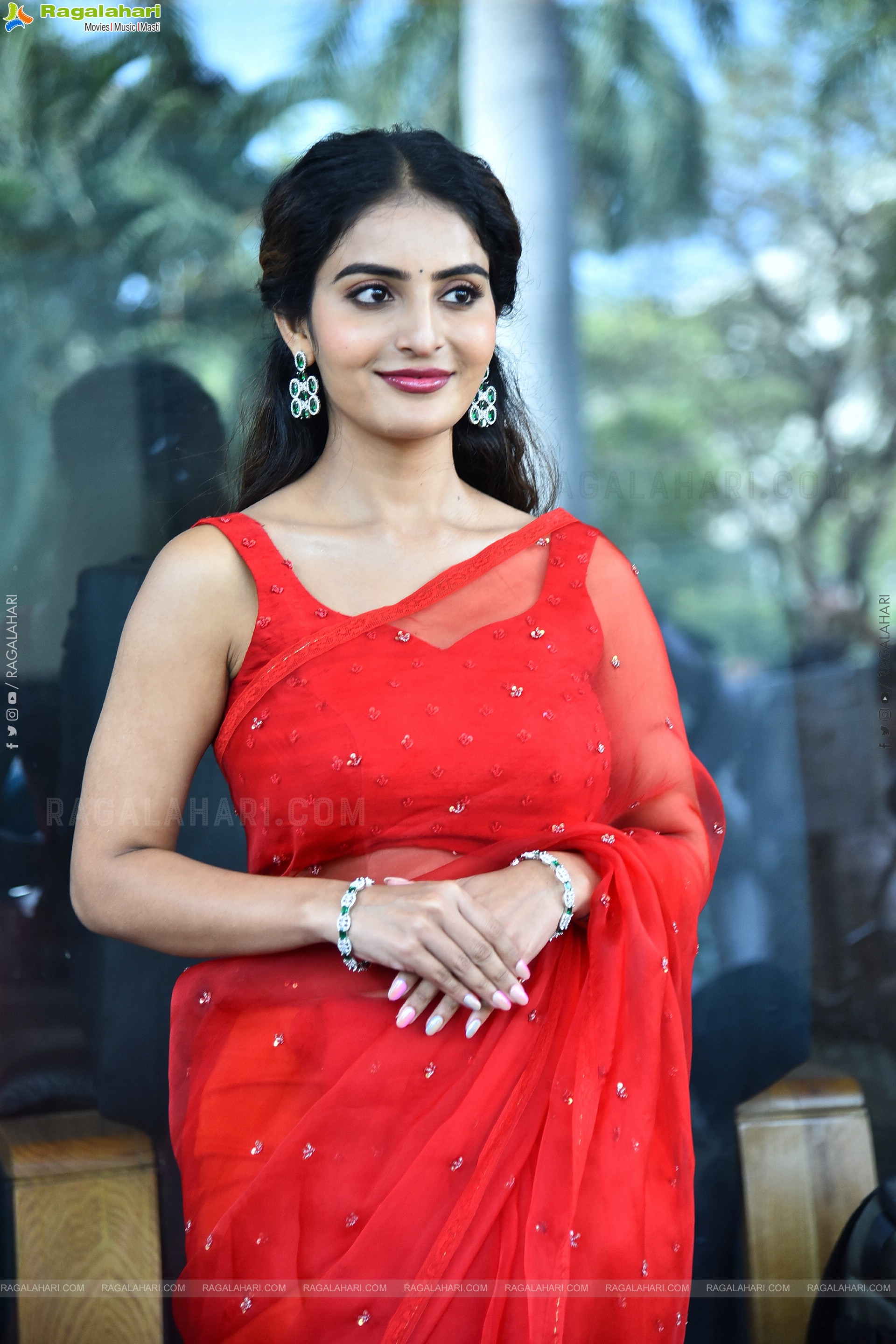 Ananya Nagalla at Sreekakulam Sherlock Holmes Trailer Launch Event, HD Gallery