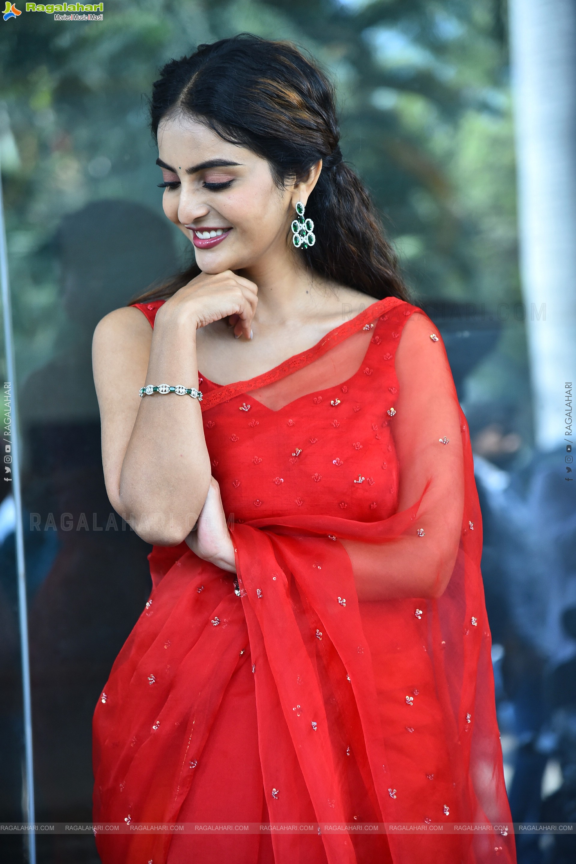 Ananya Nagalla at Sreekakulam Sherlock Holmes Trailer Launch Event, HD Gallery