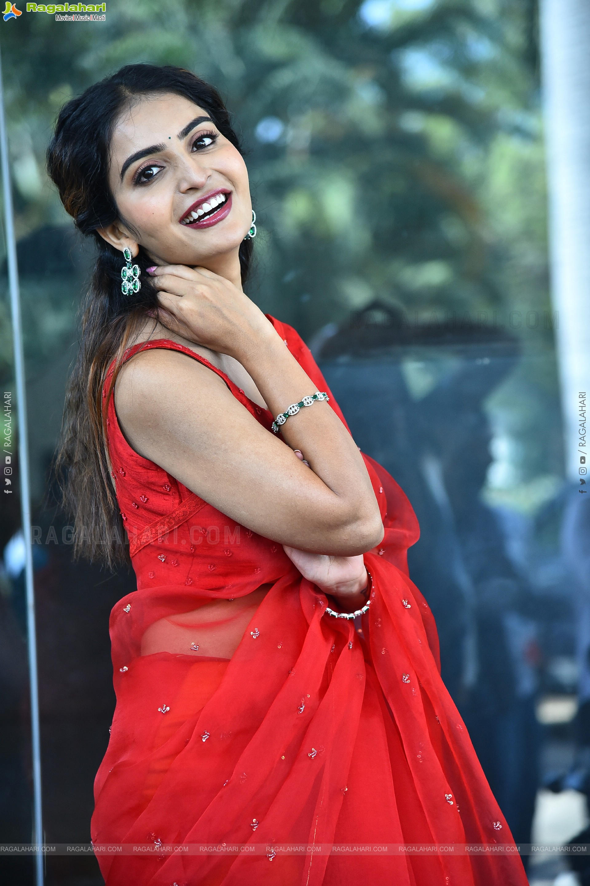 Ananya Nagalla at Sreekakulam Sherlock Holmes Trailer Launch Event, HD Gallery