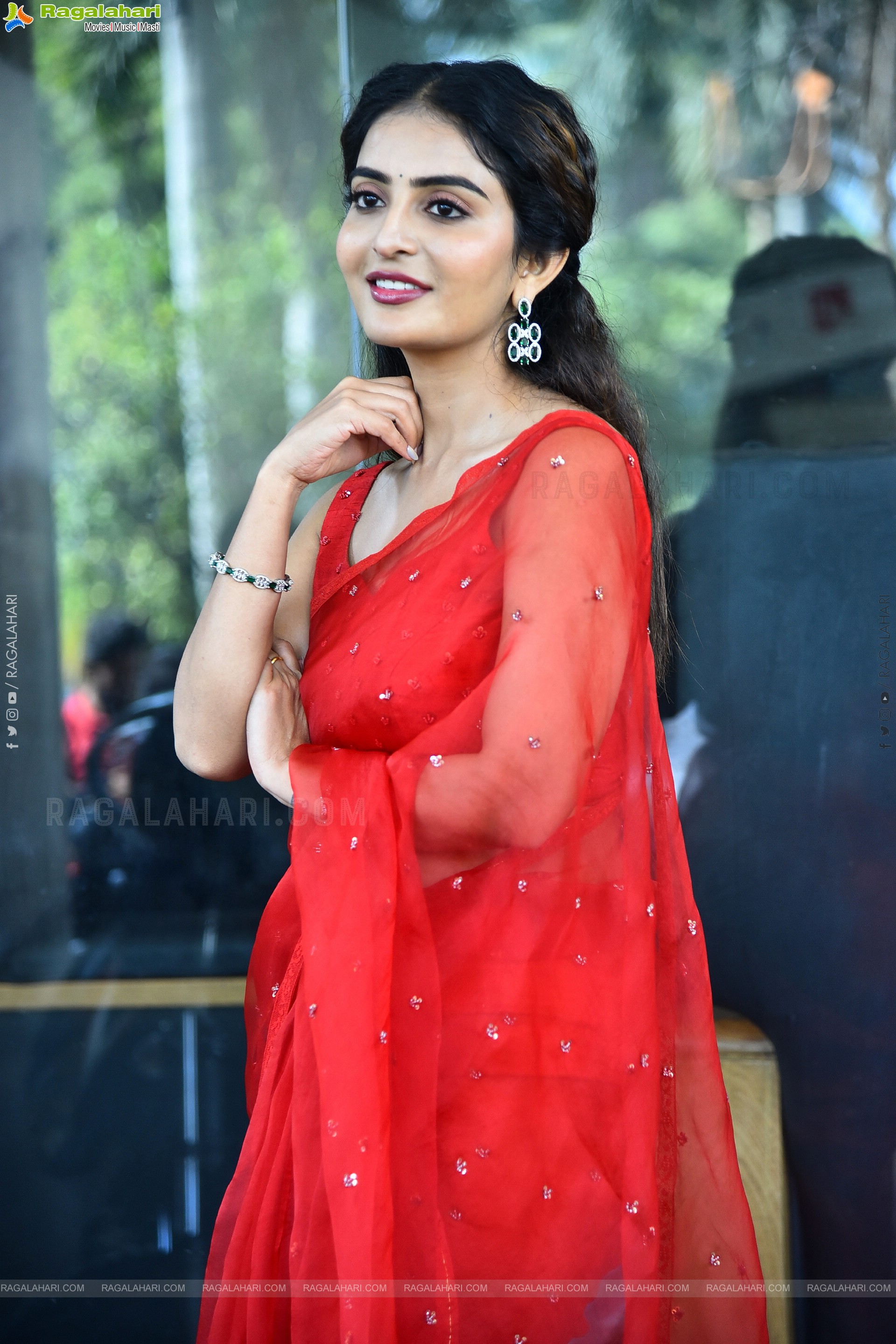 Ananya Nagalla at Sreekakulam Sherlock Holmes Trailer Launch Event, HD Gallery