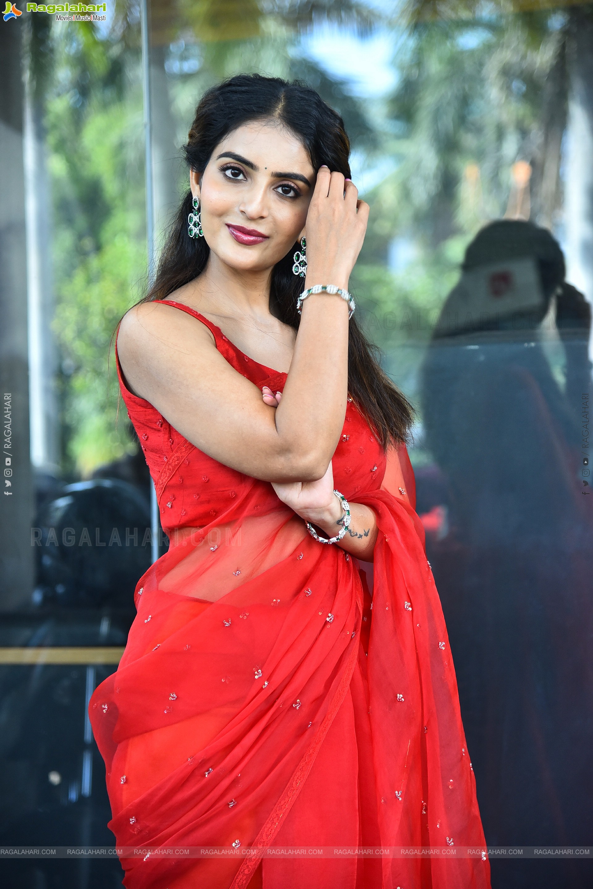 Ananya Nagalla at Sreekakulam Sherlock Holmes Trailer Launch Event, HD Gallery