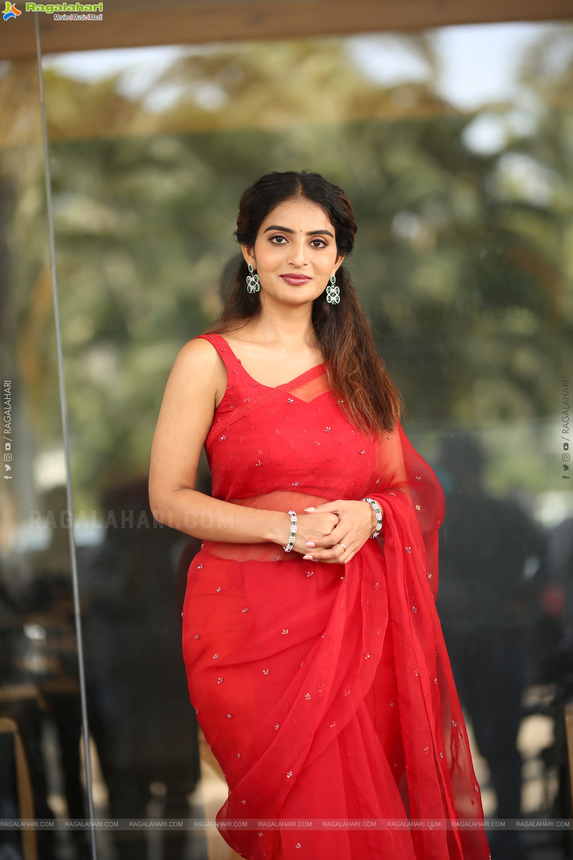 Ananya Nagalla at Sreekakulam Sherlock Holmes Trailer Launch Event, HD Gallery