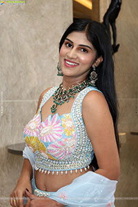 Aparna Reddy in Elegant Silk Lehenga Choli, HD Gallery