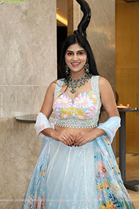 Aparna Reddy in Elegant Silk Lehenga Choli, HD Gallery