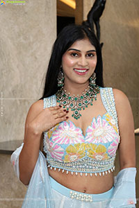 Aparna Reddy in Elegant Silk Lehenga Choli, HD Gallery