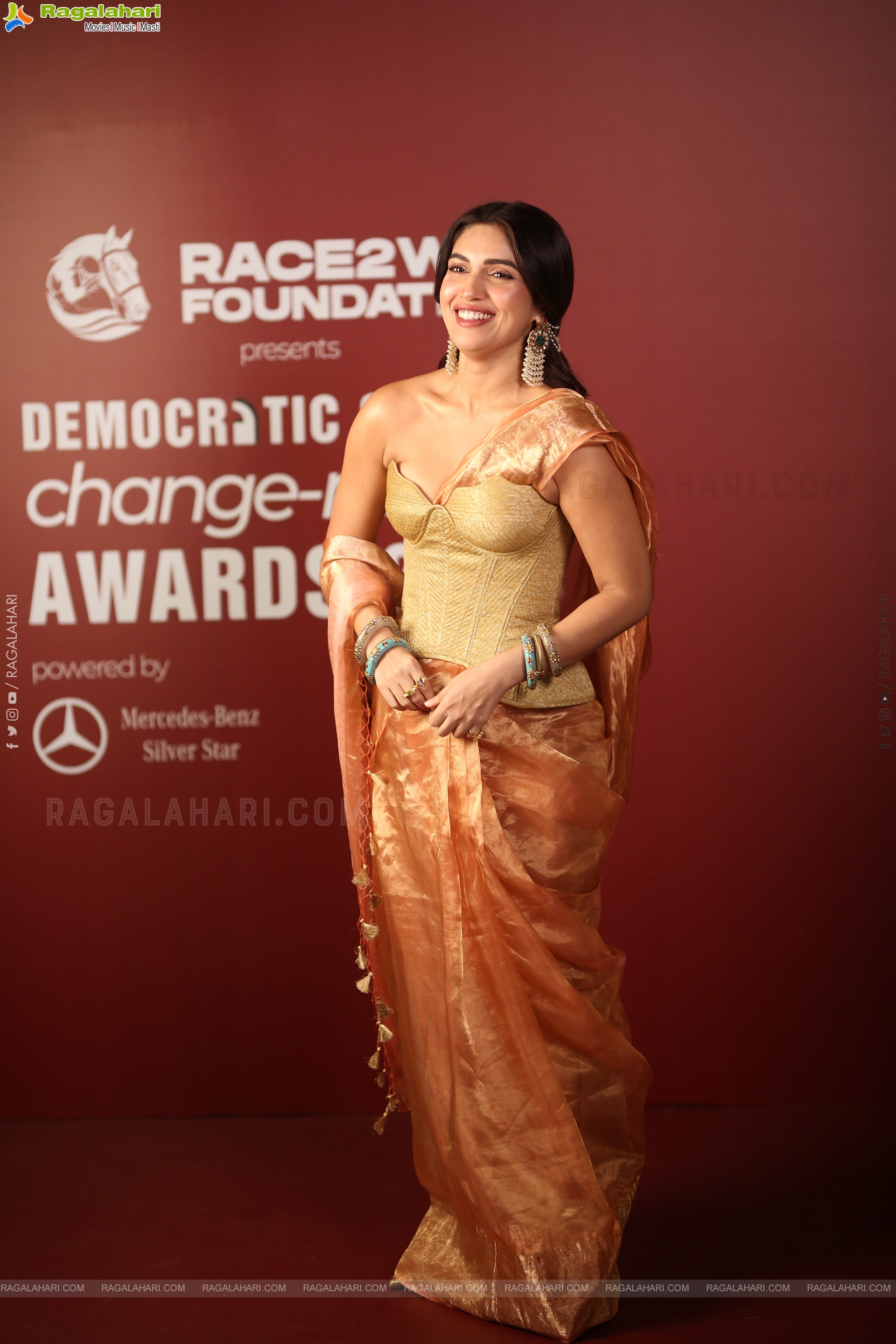 Bhumi Pednekar at Democratic Sangha Change-Maker Awards, HD Gallery