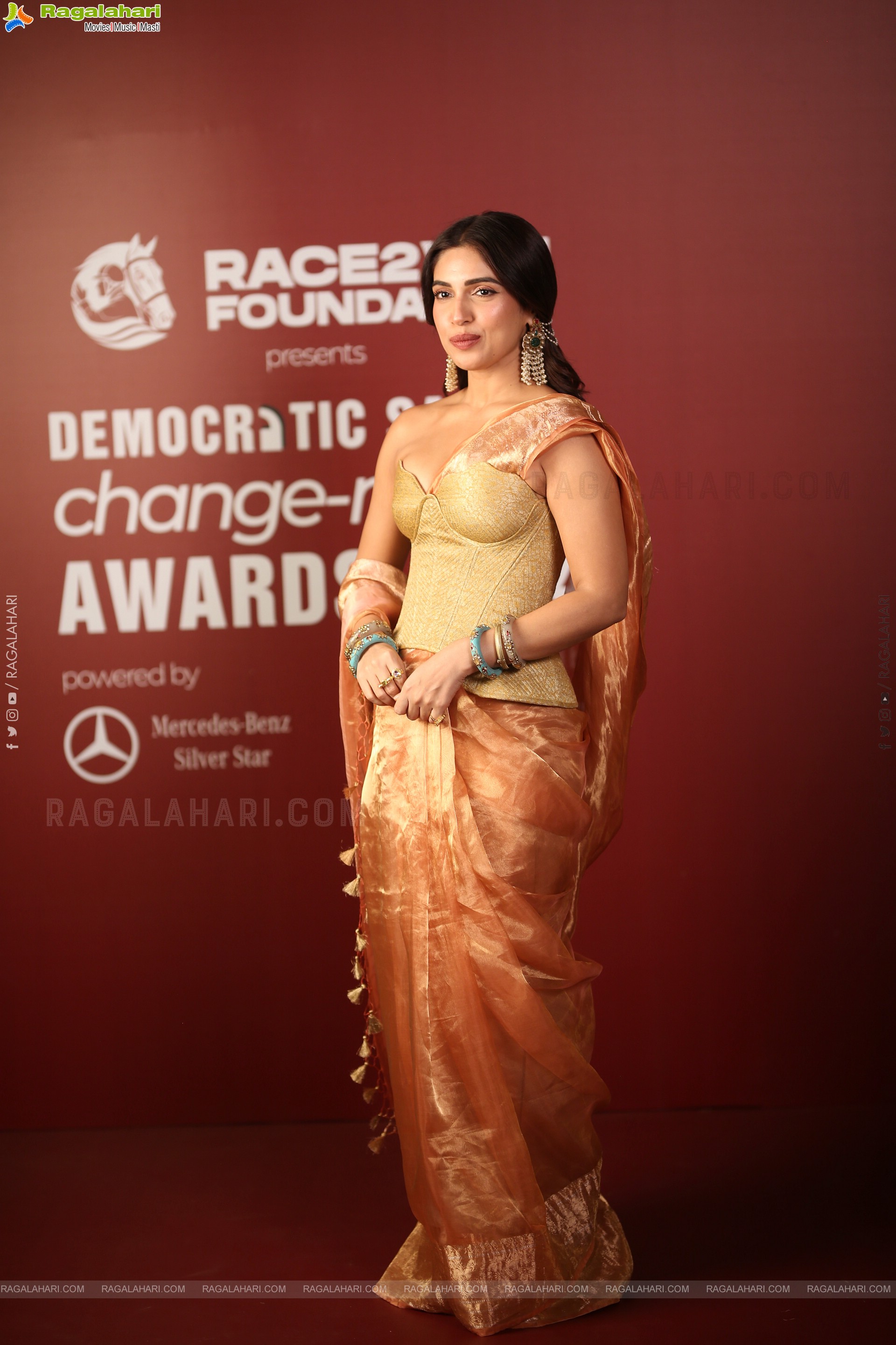 Bhumi Pednekar at Democratic Sangha Change-Maker Awards, HD Gallery