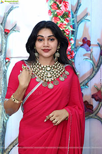 Bramarambika stills in Red Saree, HD Gallery