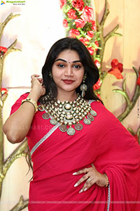 Bramarambika stills in Red Saree, HD Gallery