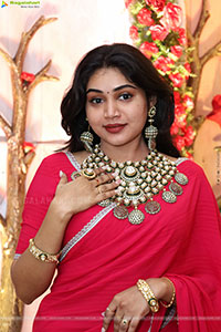 Bramarambika stills in Red Saree, HD Gallery