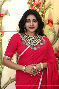 Bramarambika stills in Red Saree, HD Gallery