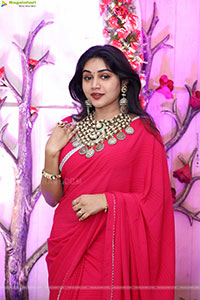 Bramarambika stills in Red Saree, HD Gallery