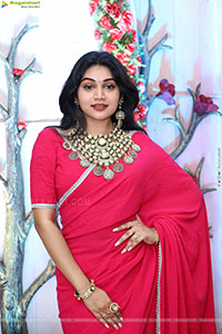 Bramarambika stills in Red Saree, HD Gallery