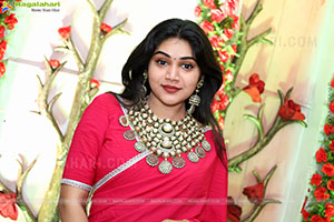 Bramarambika stills in Red Saree, HD Gallery