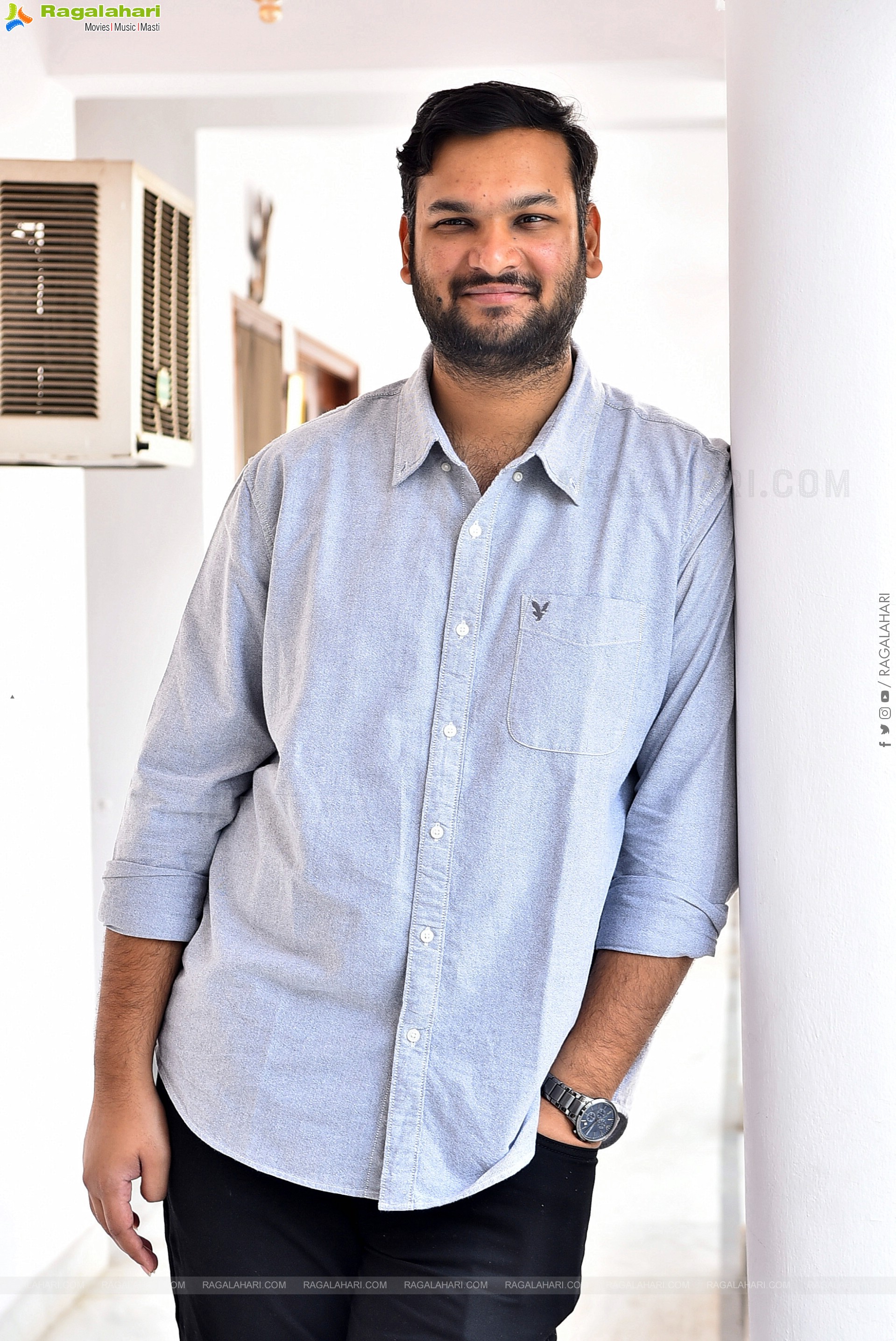 Producer Laharidhar at Drinker Sai Interview, HD Gallery