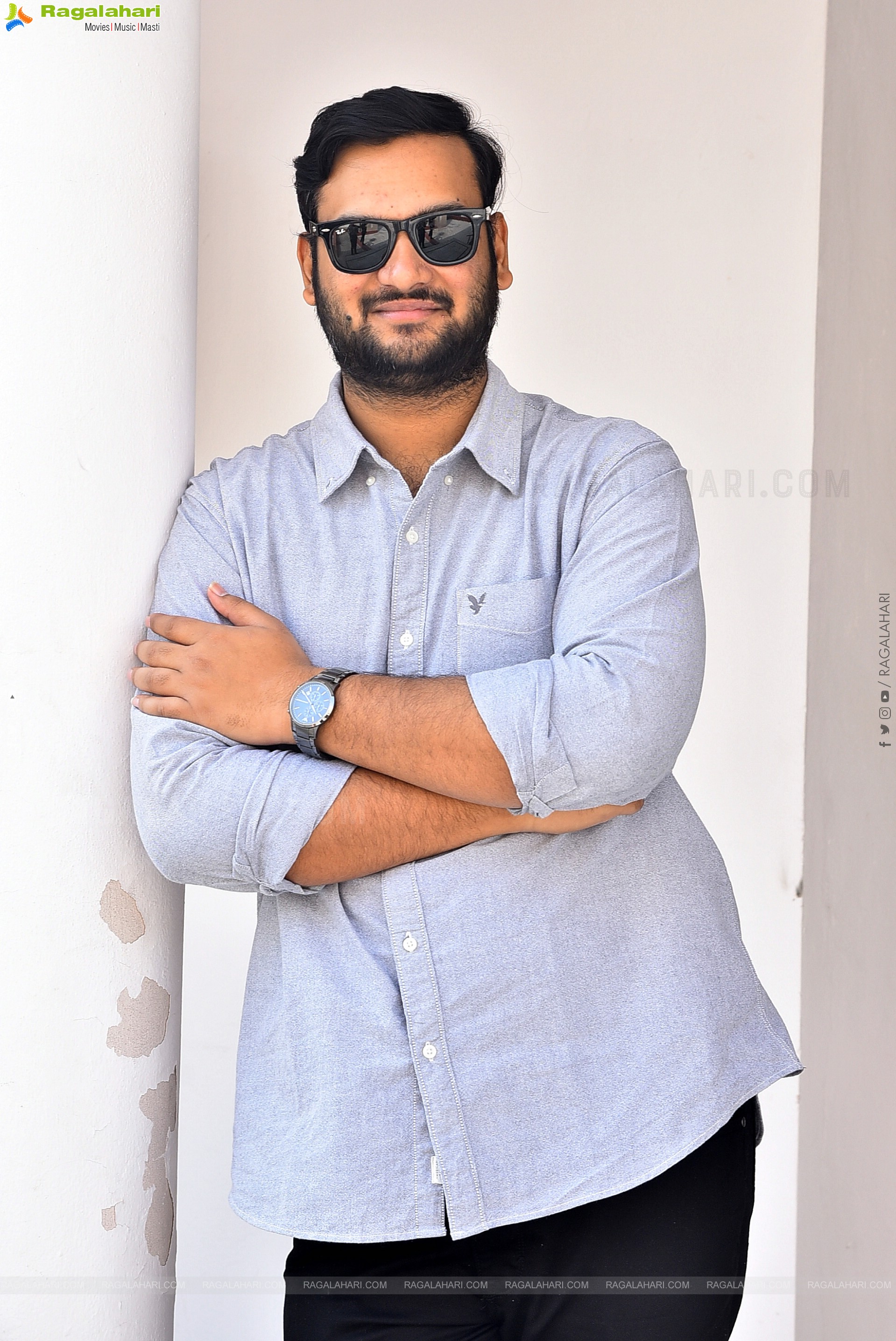 Producer Laharidhar at Drinker Sai Interview, HD Gallery